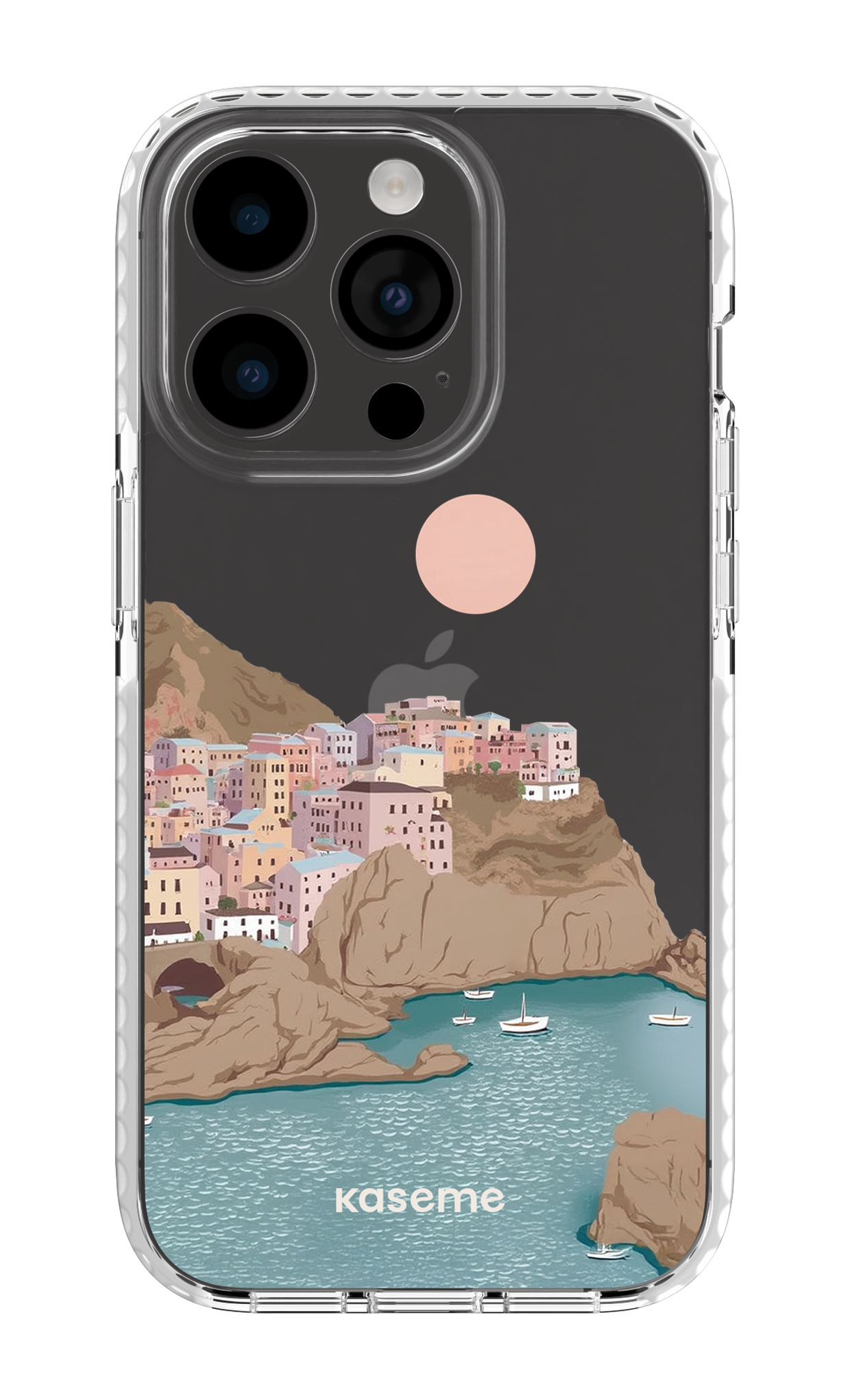 iPhone 14 Pro Clear Case white Mediterrana Clear Case -