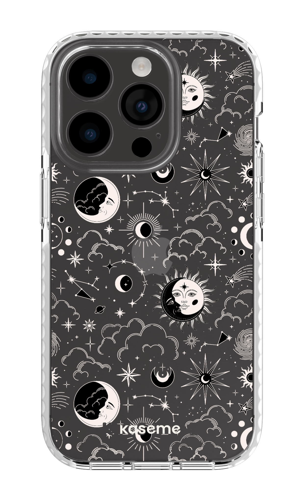 iPhone 14 Pro Clear Case white Milky Way White Clear Case -