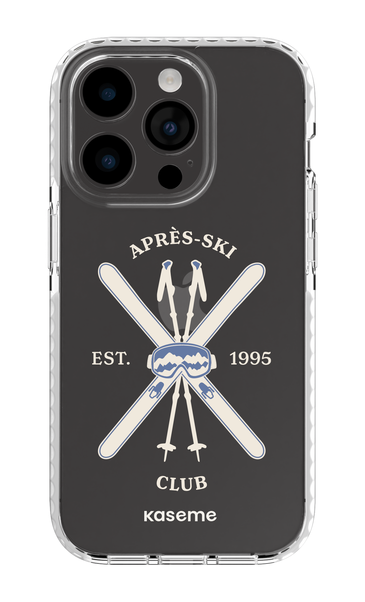 iPhone 14 Pro Clear Case white Off-Track Clear Case -