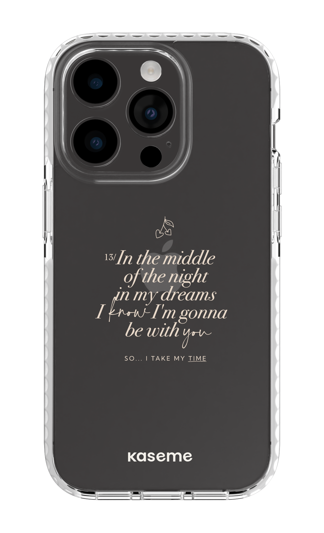 iPhone 14 Pro Clear Case white Ready For It Clear Case -