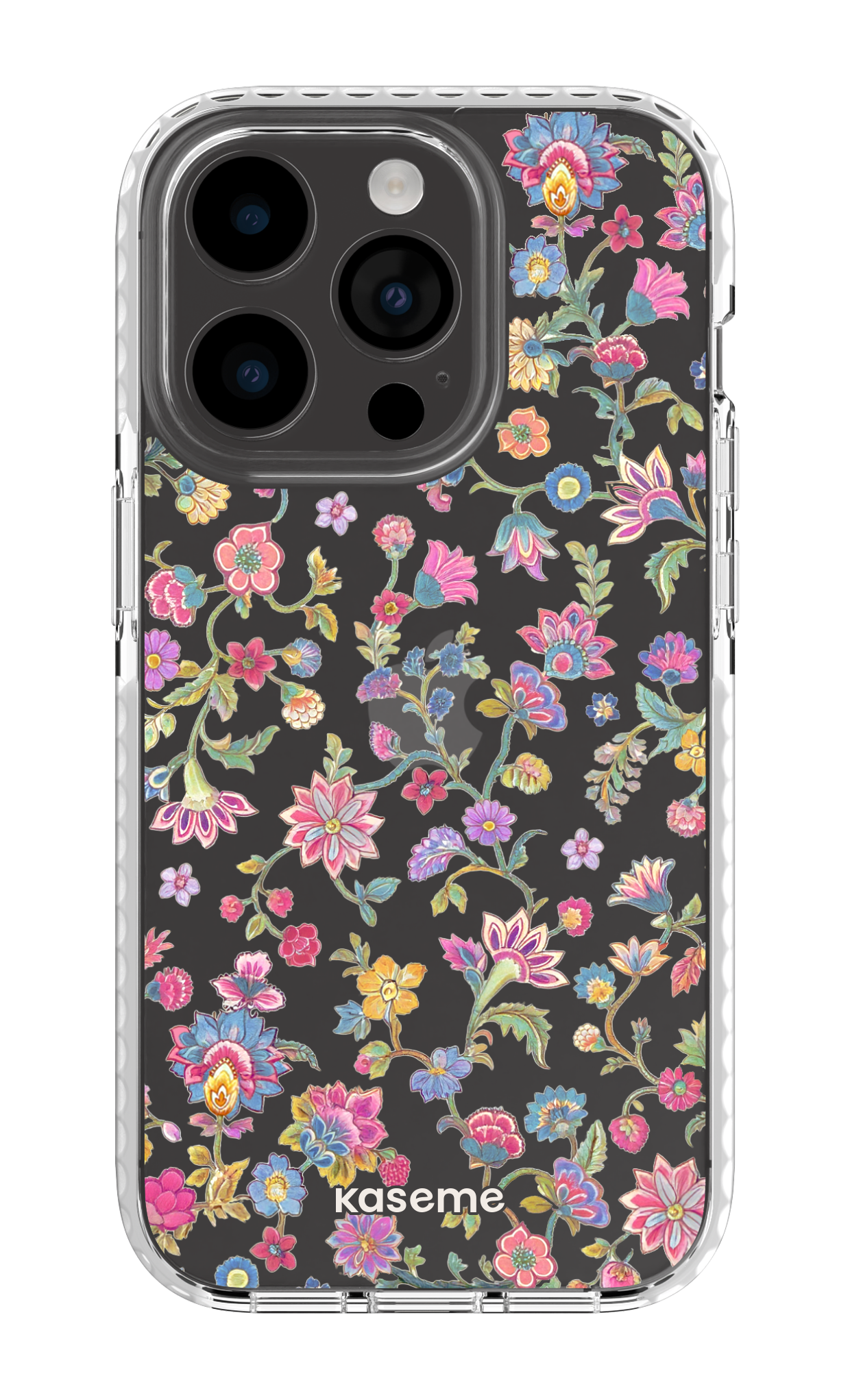 iPhone 14 Pro Clear Case white Secret Garden Clear Case -