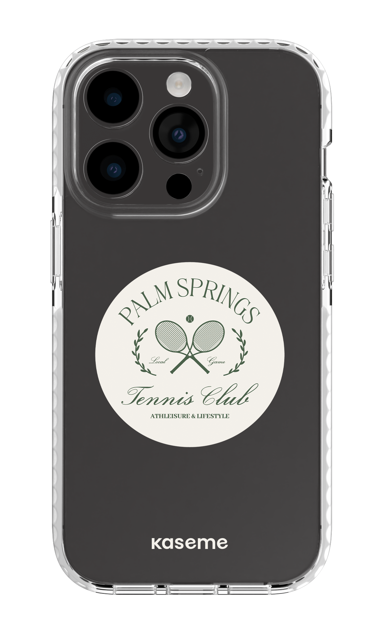 iPhone 14 Pro Clear Case white Serve it up Clear Case -