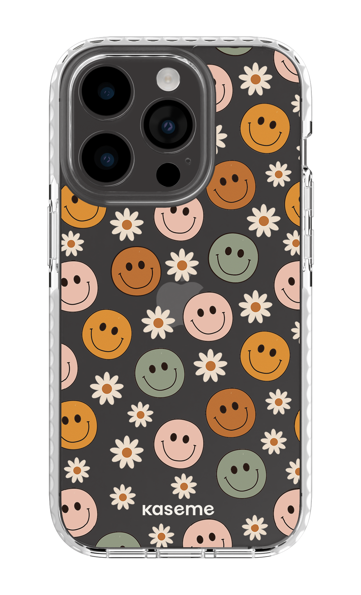 iPhone 14 Pro Clear Case white Smirk Clear Case -