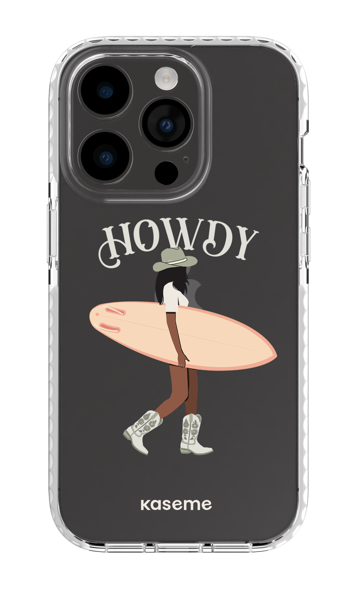 iPhone 14 Pro Clear Case white Westsea Green Clear Case -