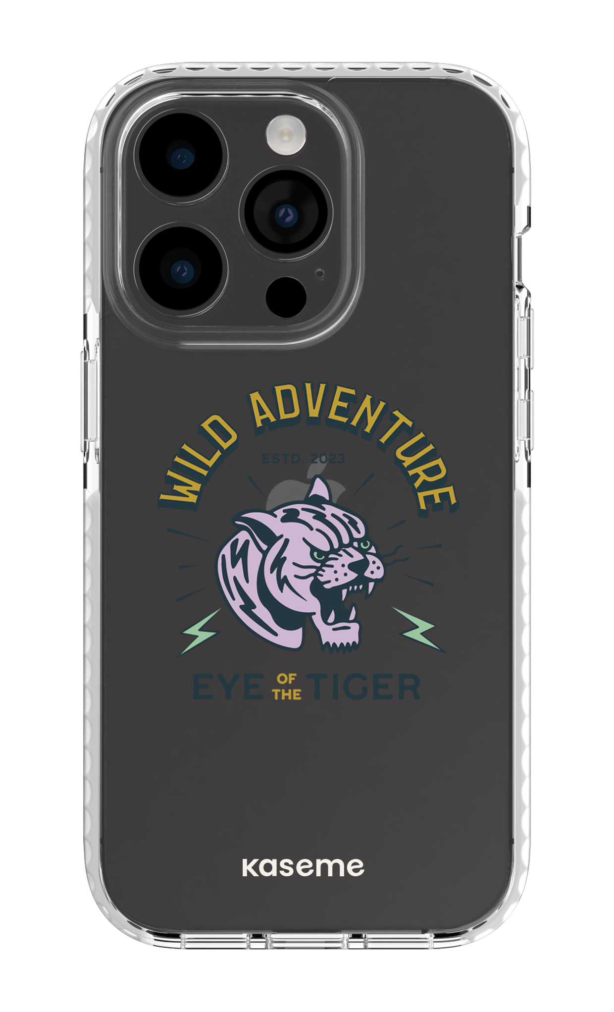 iPhone 14 Pro Clear Case white Wildcats clear case -