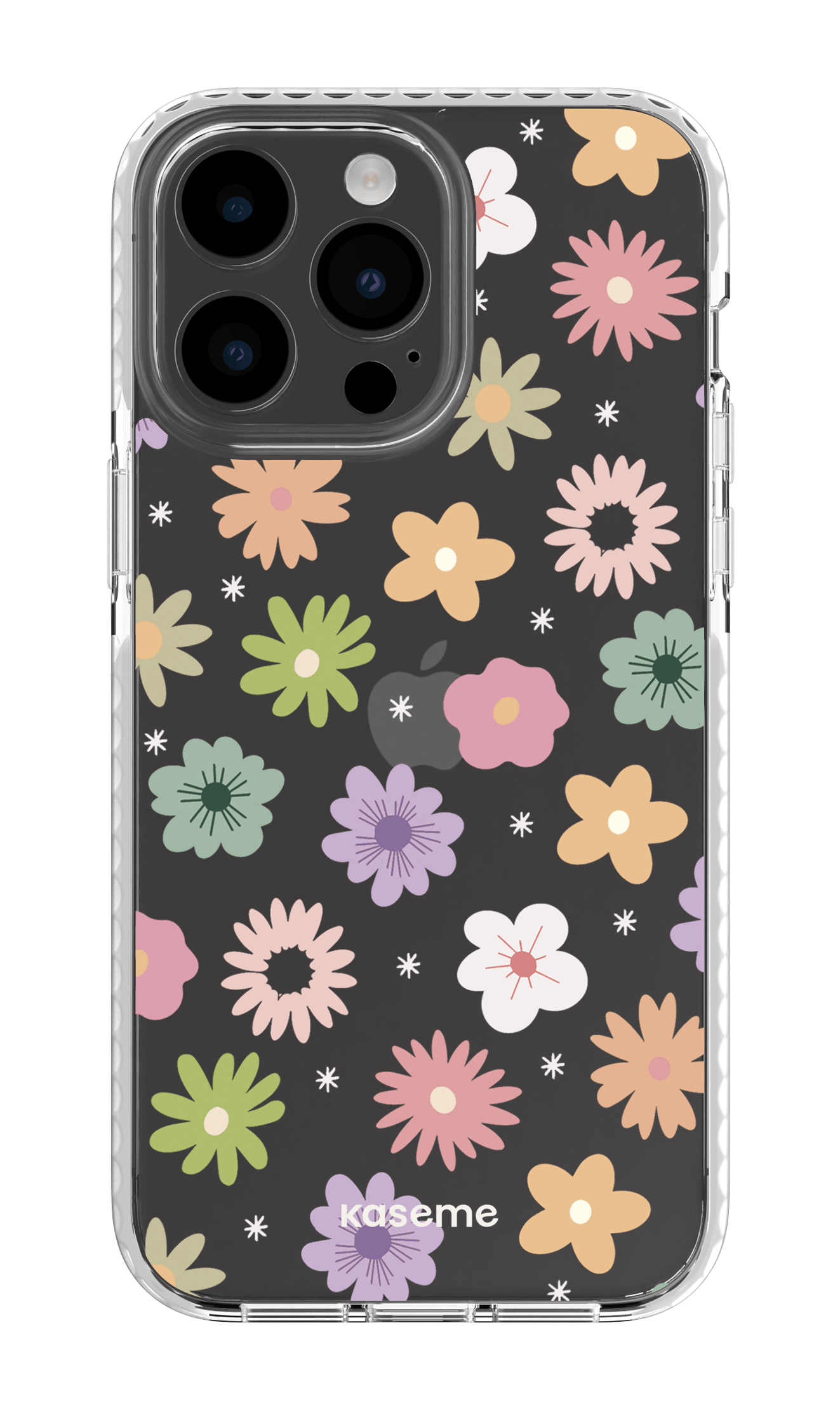 iPhone 14 Pro Max Clear Case White Adore small clear case -