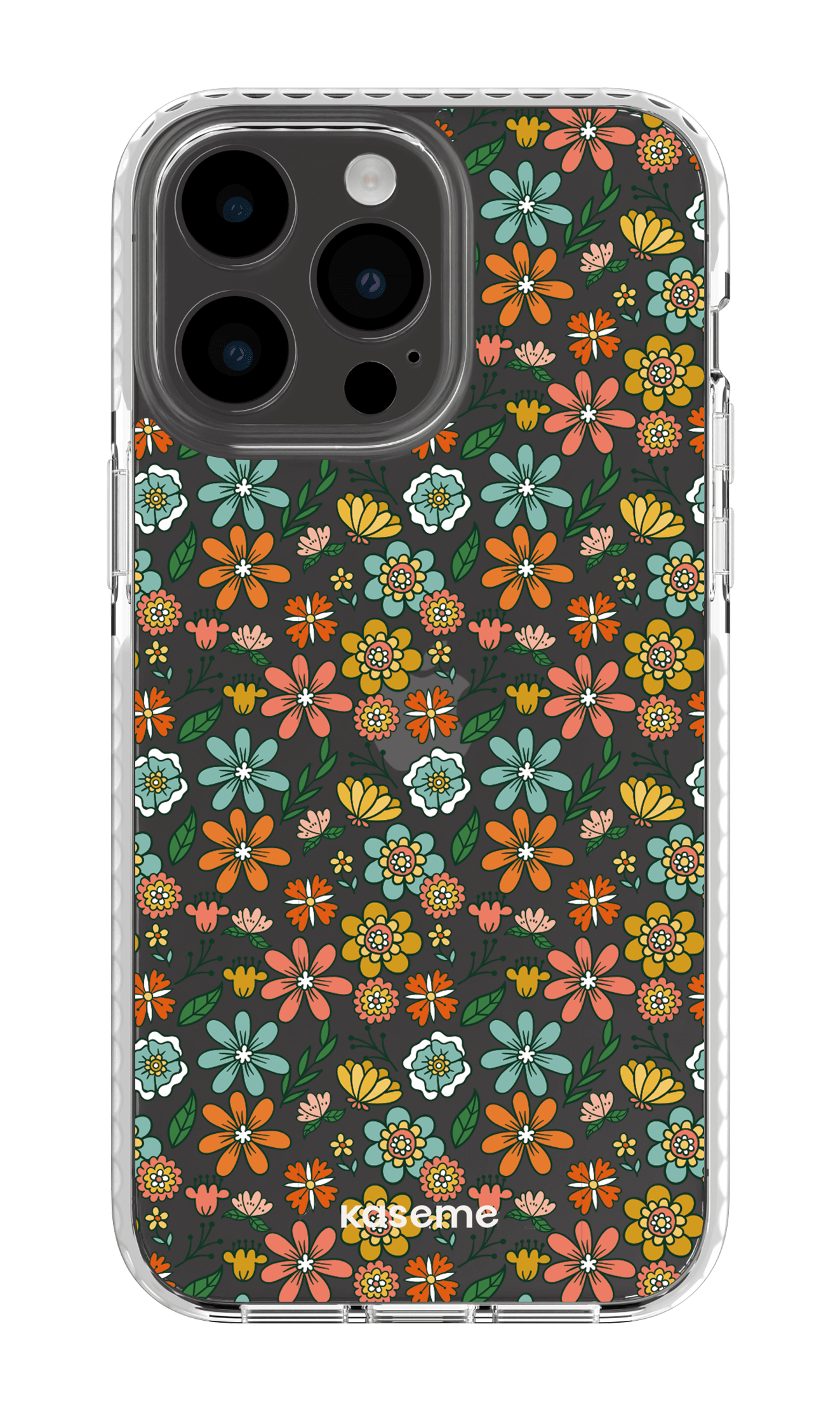 iPhone 14 Pro Max Clear Case White Bohemian Clear Case -