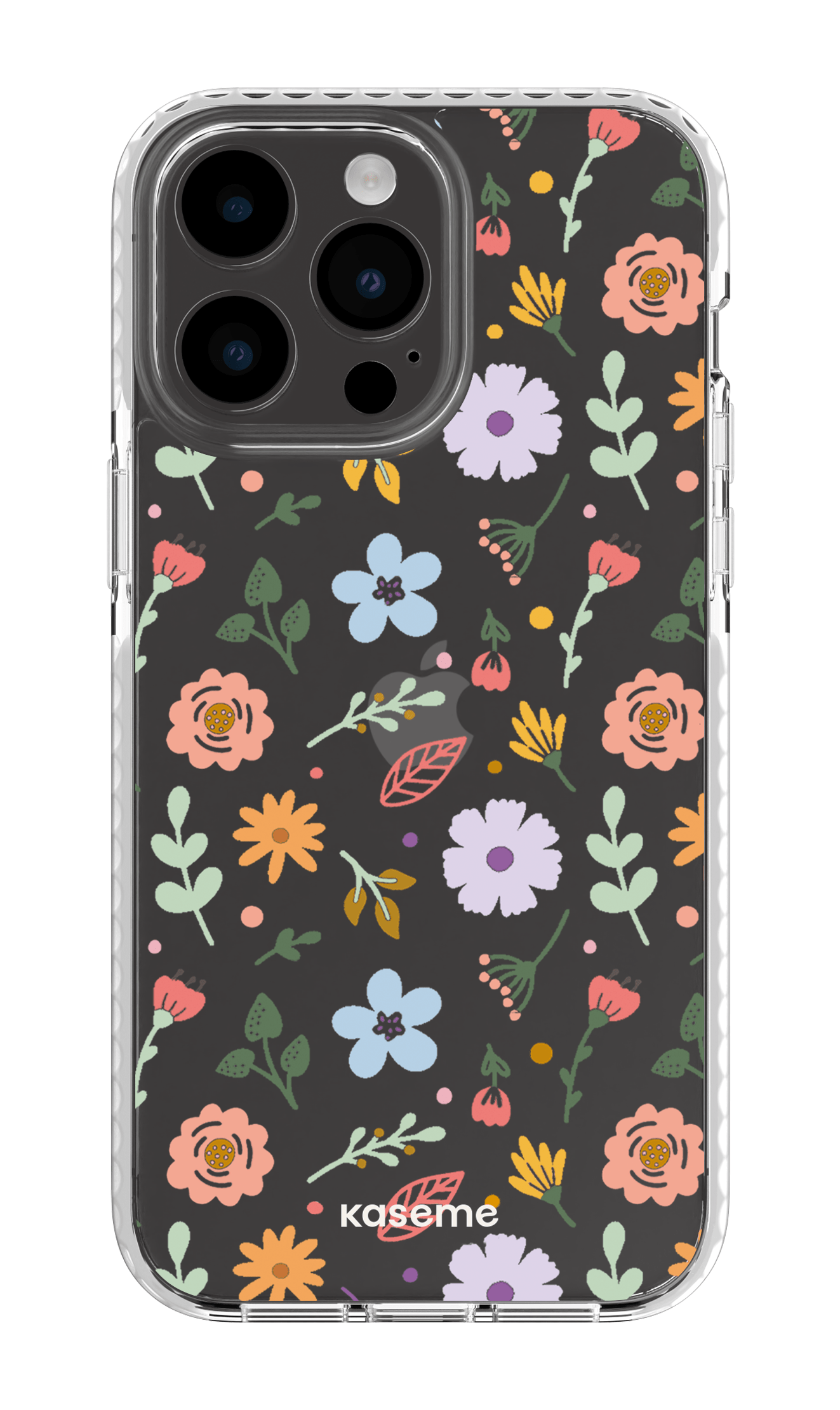 iPhone 14 Pro Max Clear Case White Charm clear case -