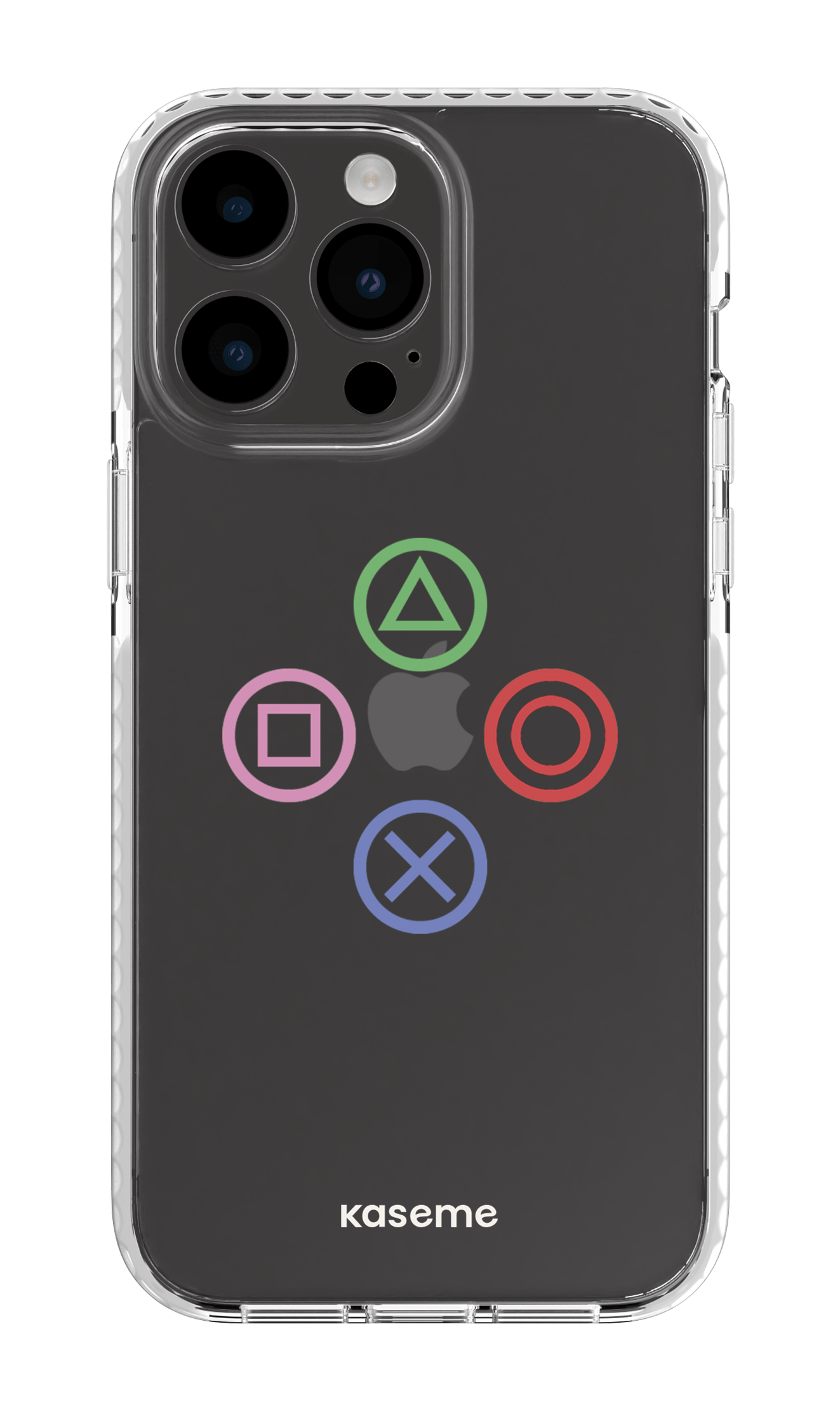 iPhone 14 Pro Max Clear Case White Console clear case -