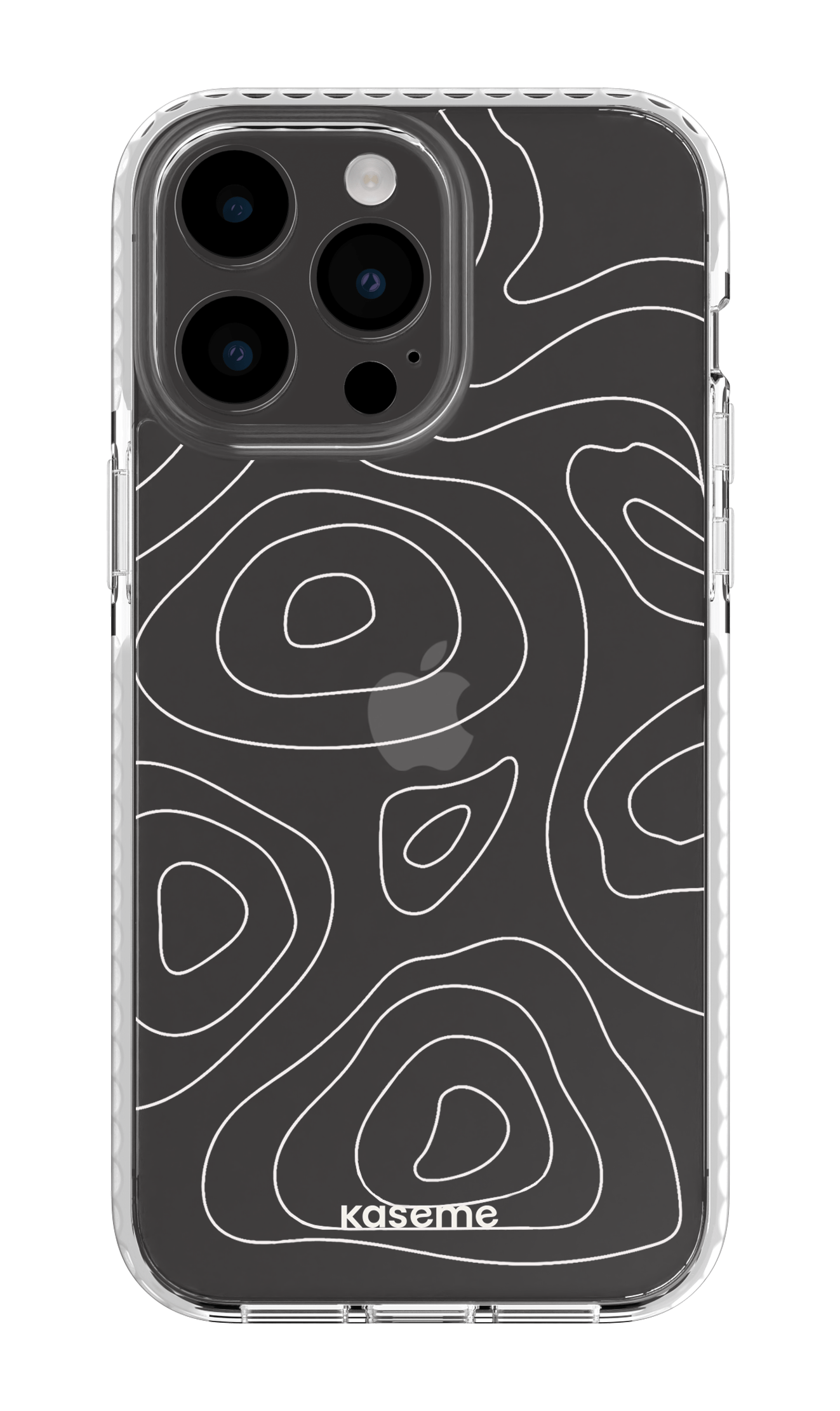 iPhone 14 Pro Max Clear Case White Enigma Clear Case -