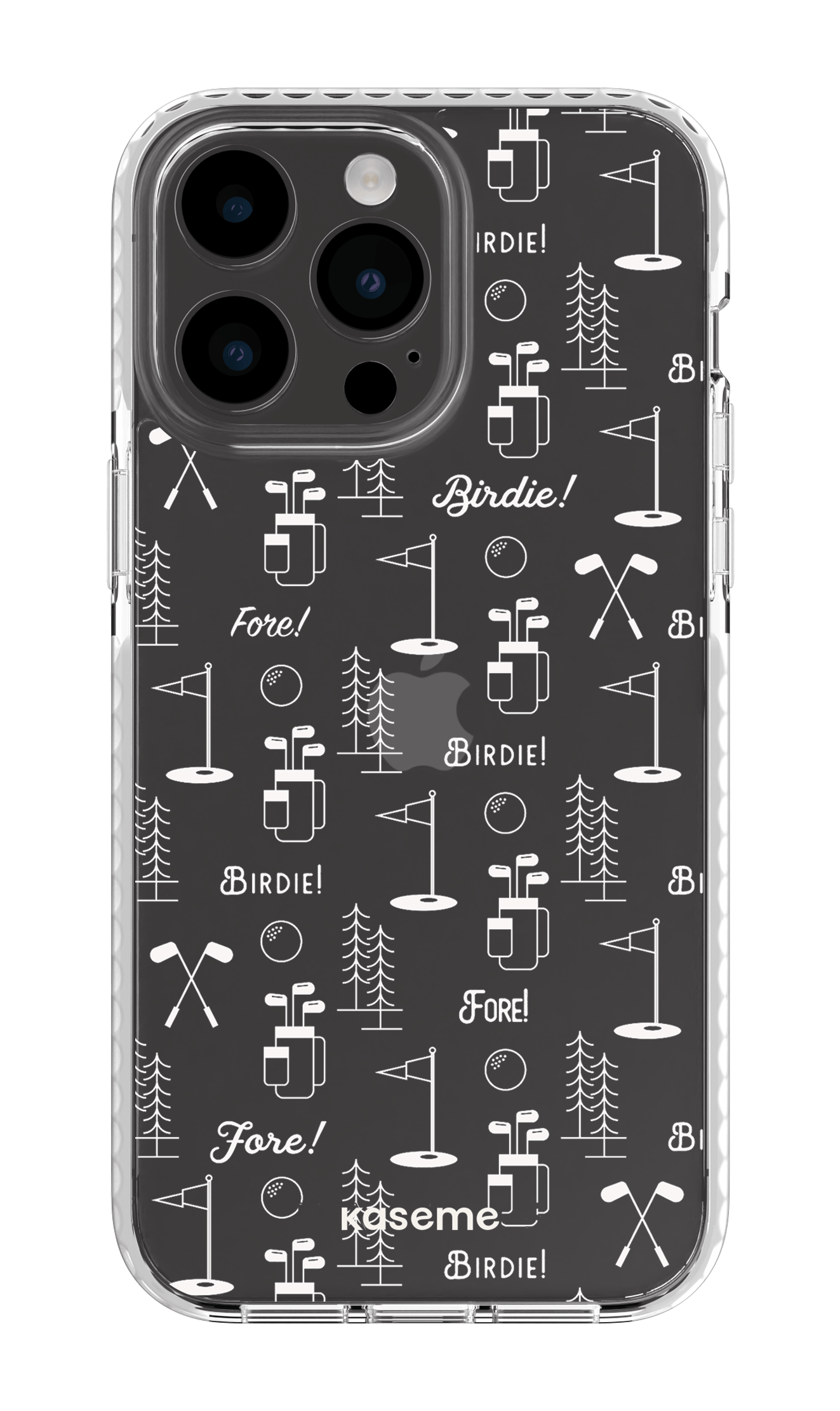 iPhone 14 Pro Max Clear Case White Fore clear case -