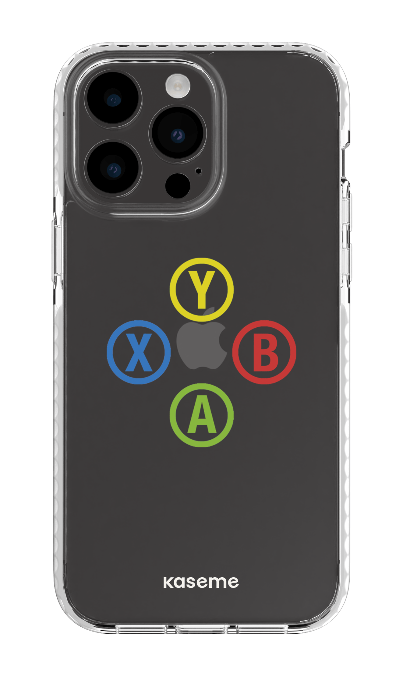 iPhone 14 Pro Max Clear Case White Game clear case -