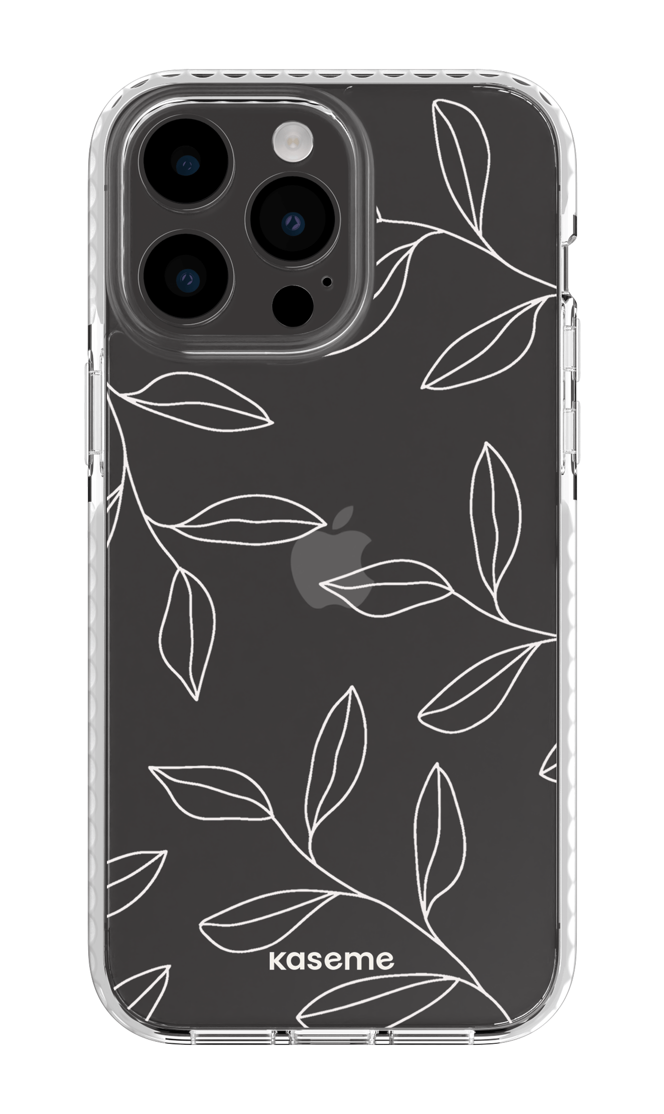 iPhone 14 Pro Max Clear Case White Gloomy Clear Case -