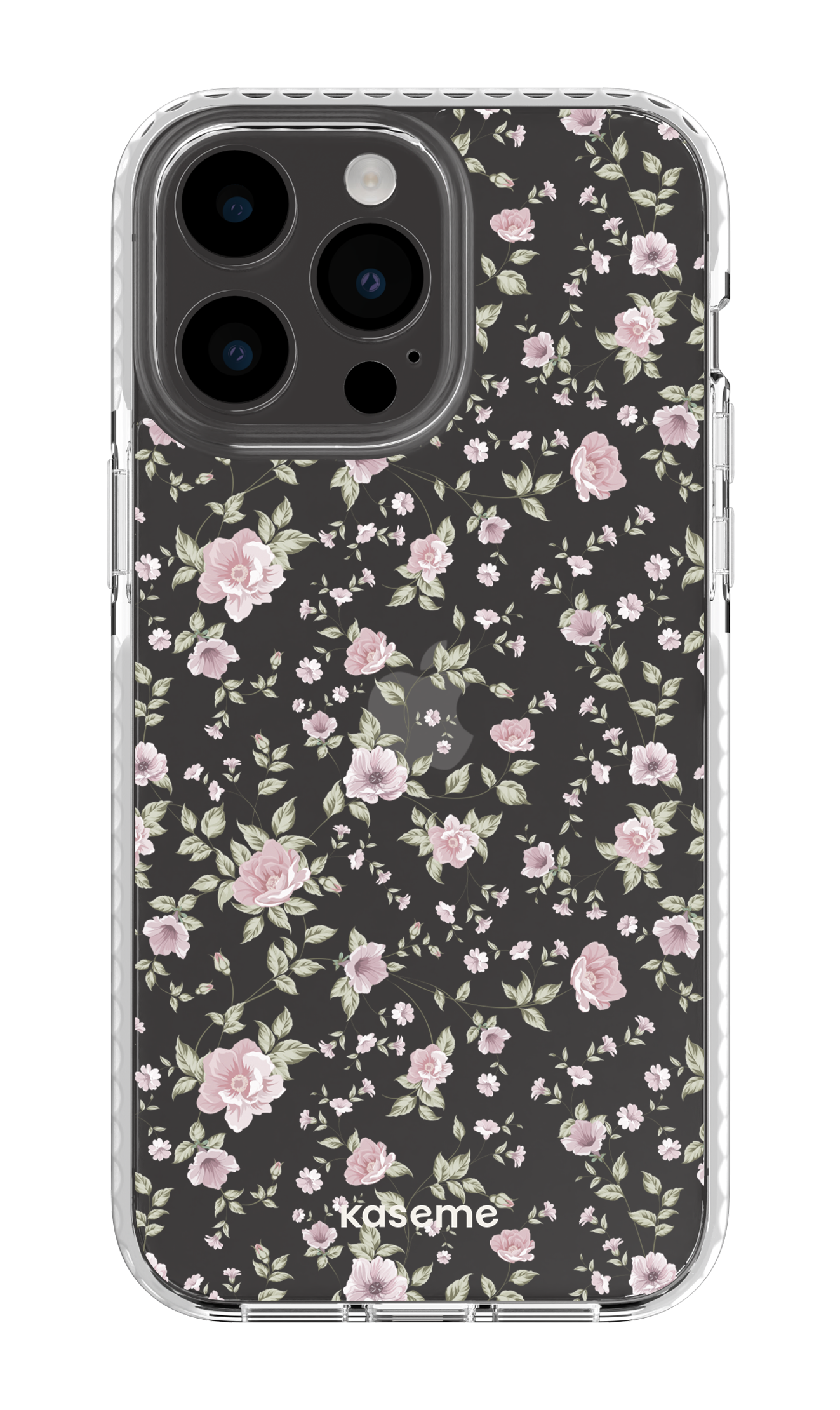 iPhone 14 Pro Max Clear Case White La Vie en Rose Clear Case -