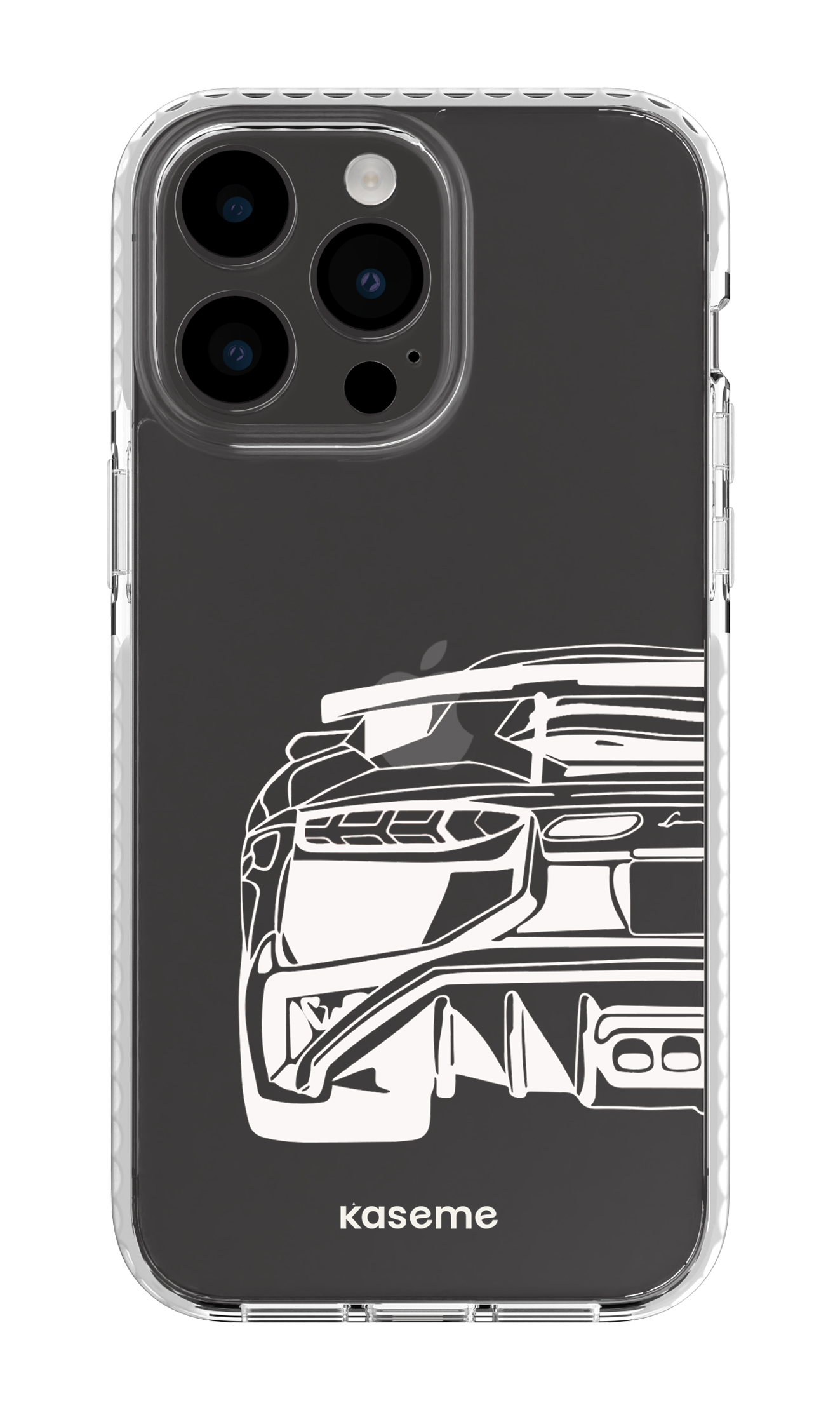 iPhone 14 Pro Max Clear Case White Lambo clear case -