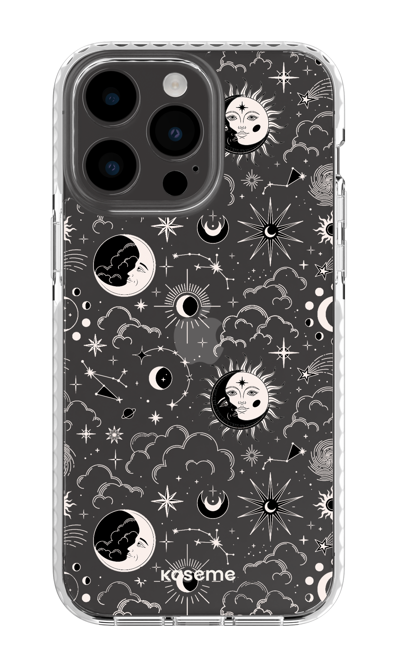 iPhone 14 Pro Max Clear Case White Milky Way White Clear Case -