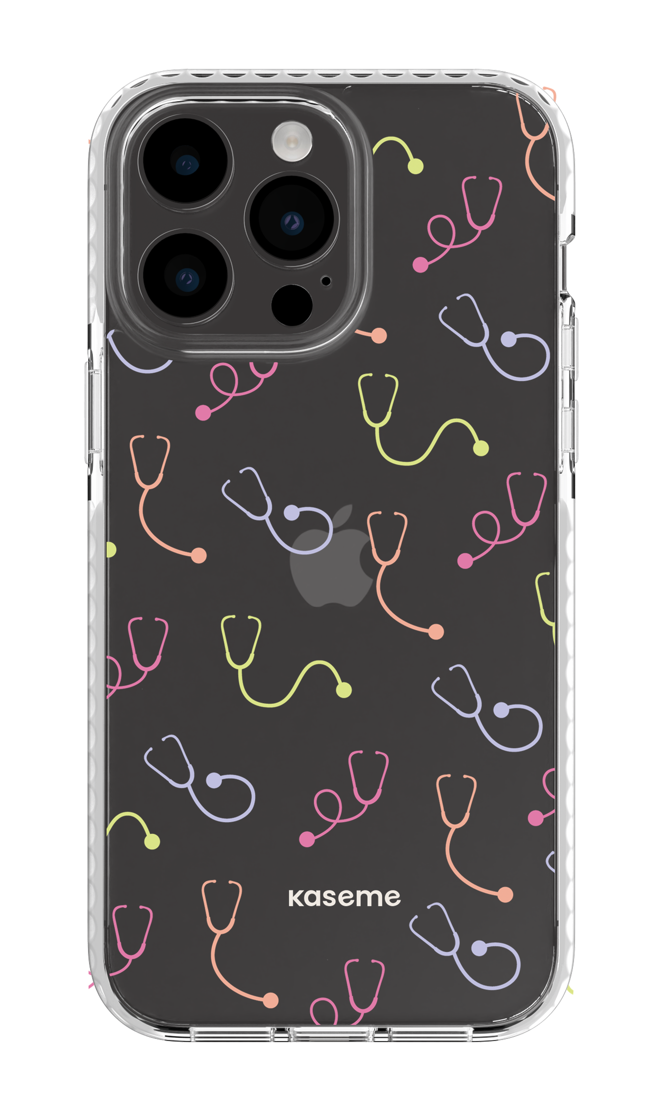 iPhone 14 Pro Max Clear Case White Pulse Clear Case -