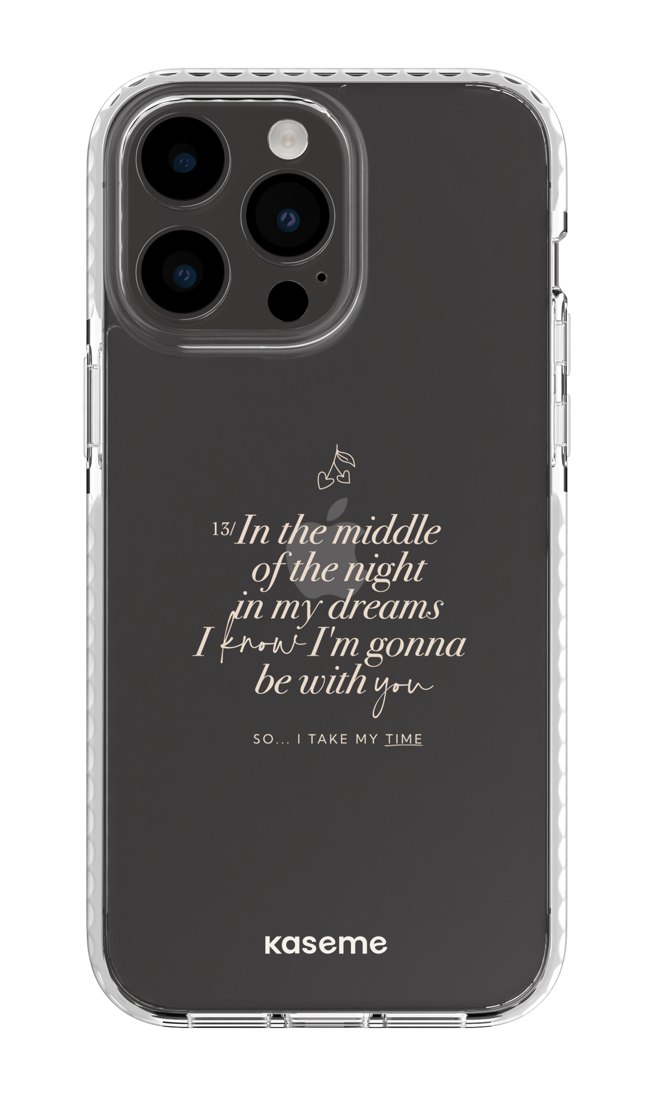 iPhone 14 Pro Max Clear Case White Ready For It Clear Case -