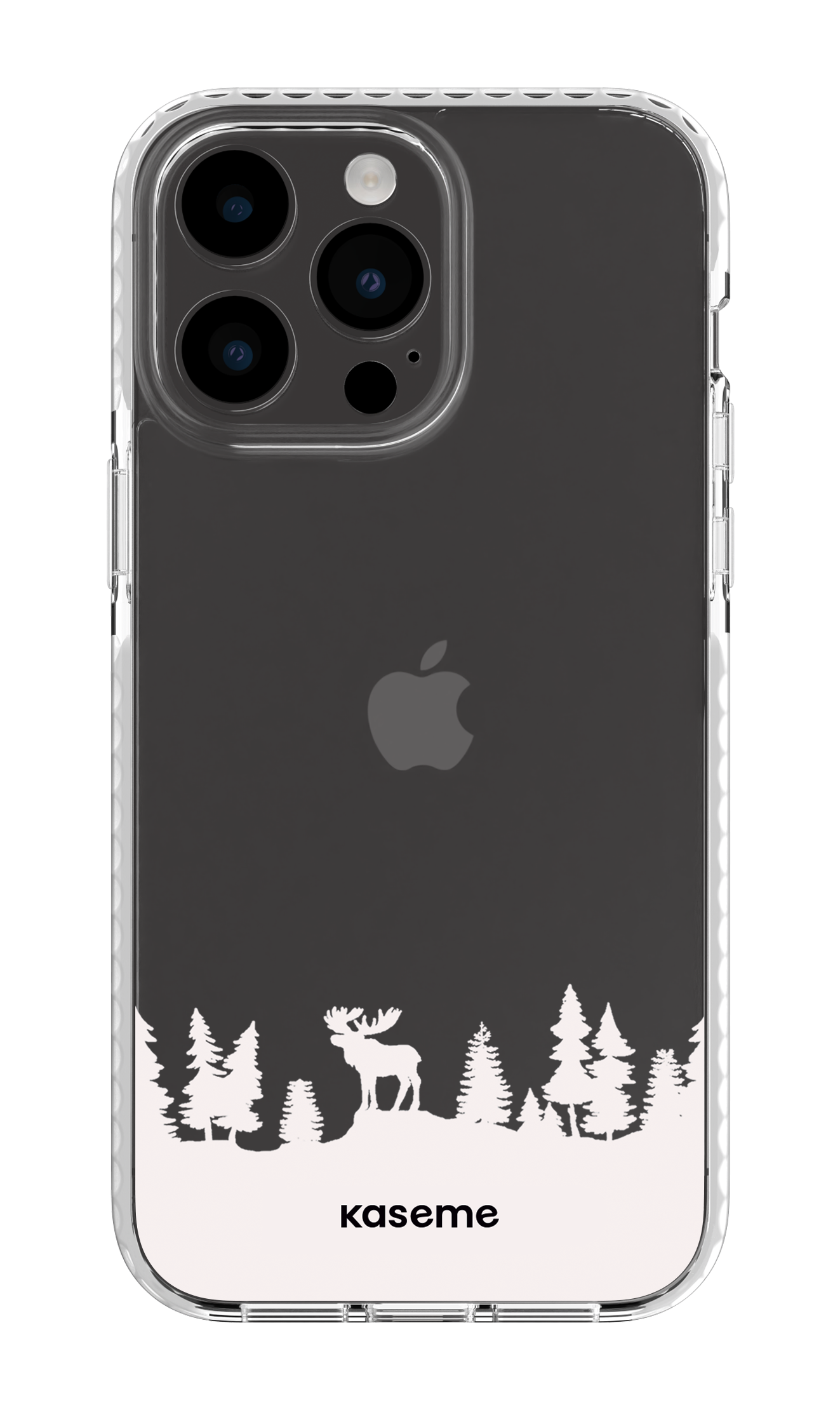iPhone 14 Pro Max Clear Case White The Moose Clear Case -