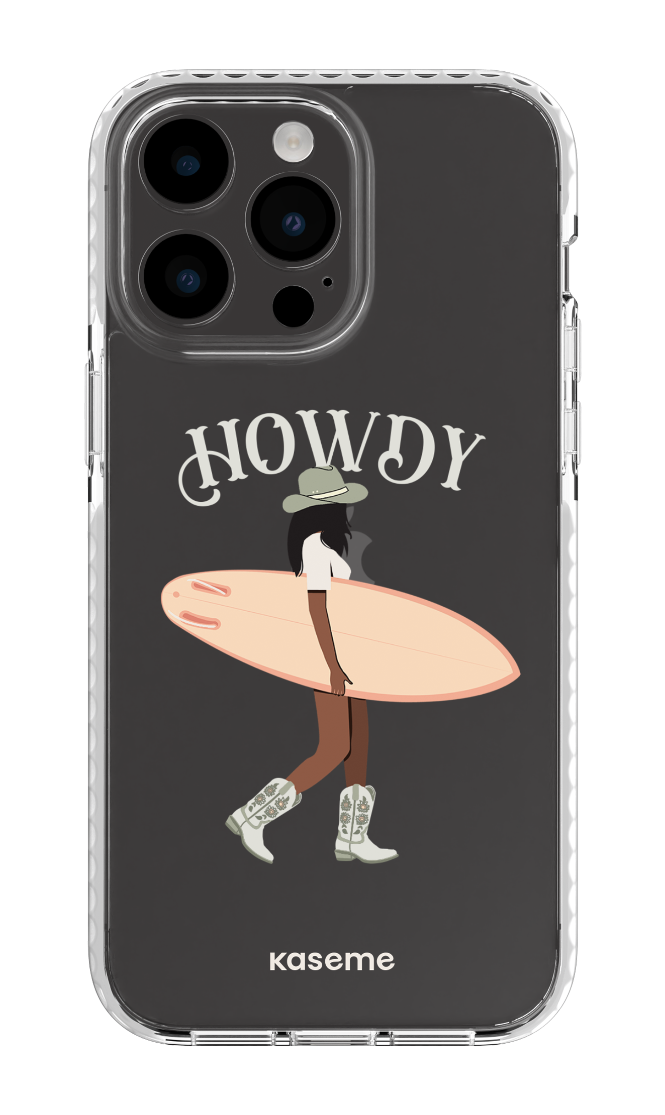 iPhone 14 Pro Max Clear Case White Westsea Green Clear Case -