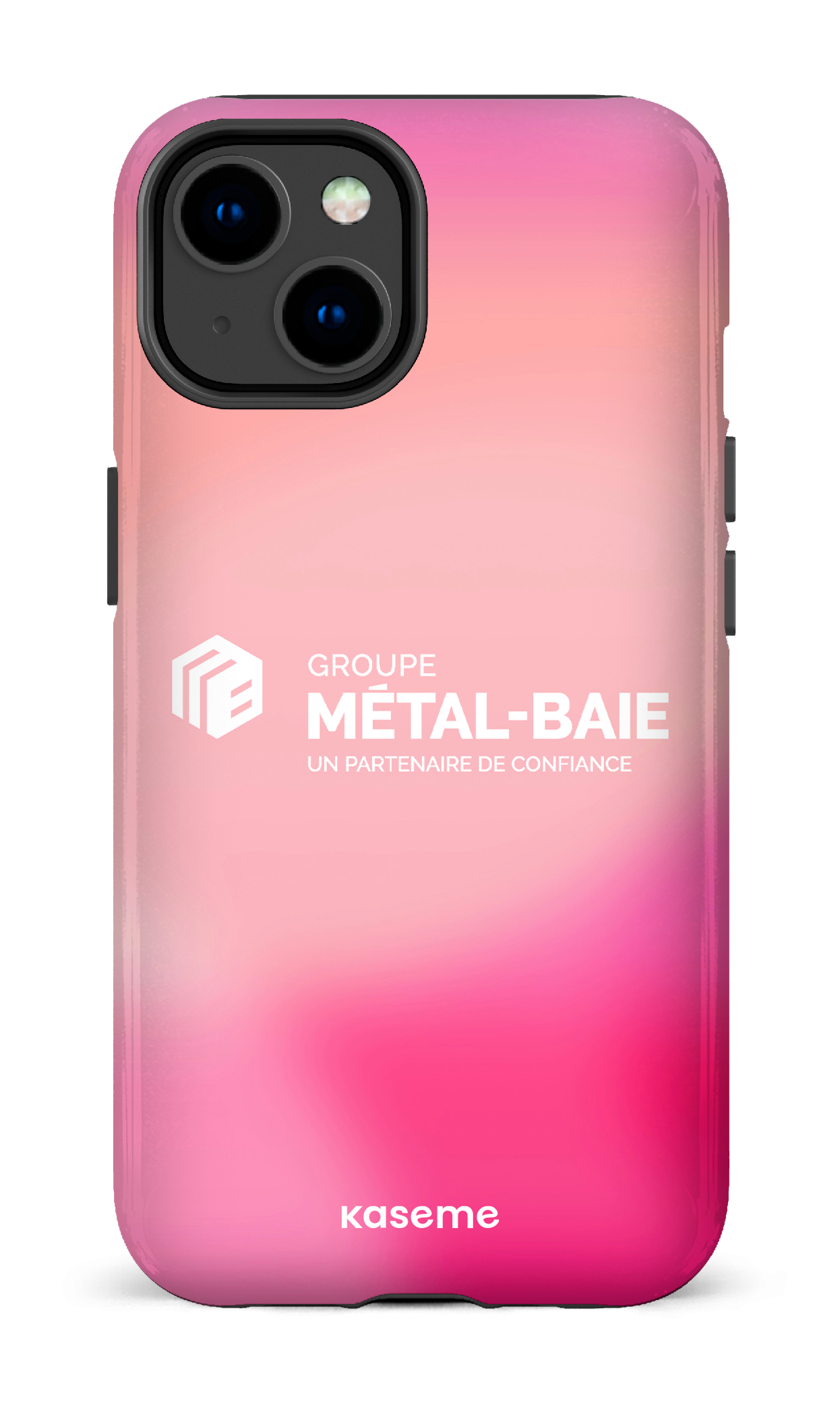 iPhone 14 Tough Gloss Métal-Baie Tie-Dye -