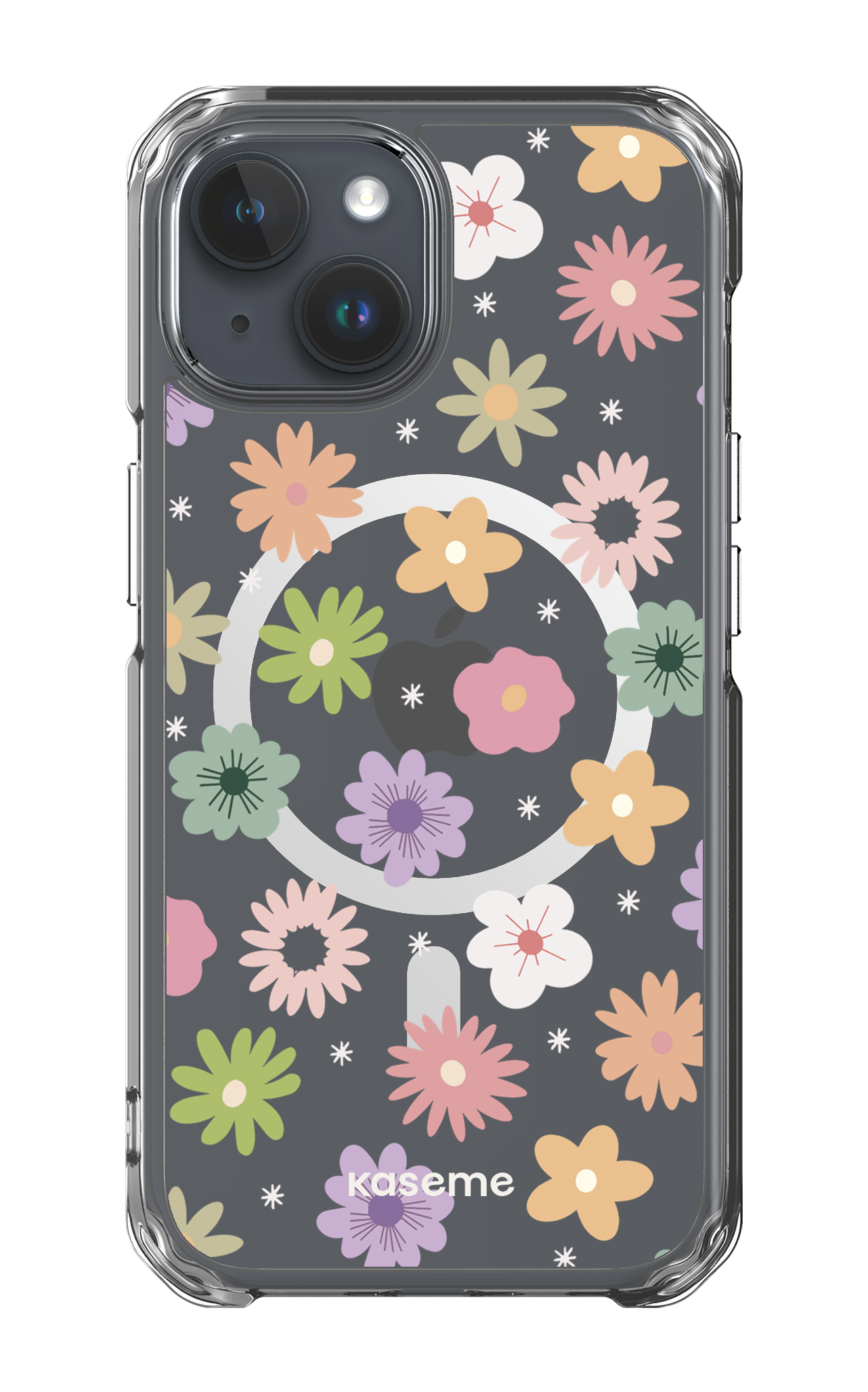 iPhone 15 Clear Case - Magsafe Adore small Clear Case -