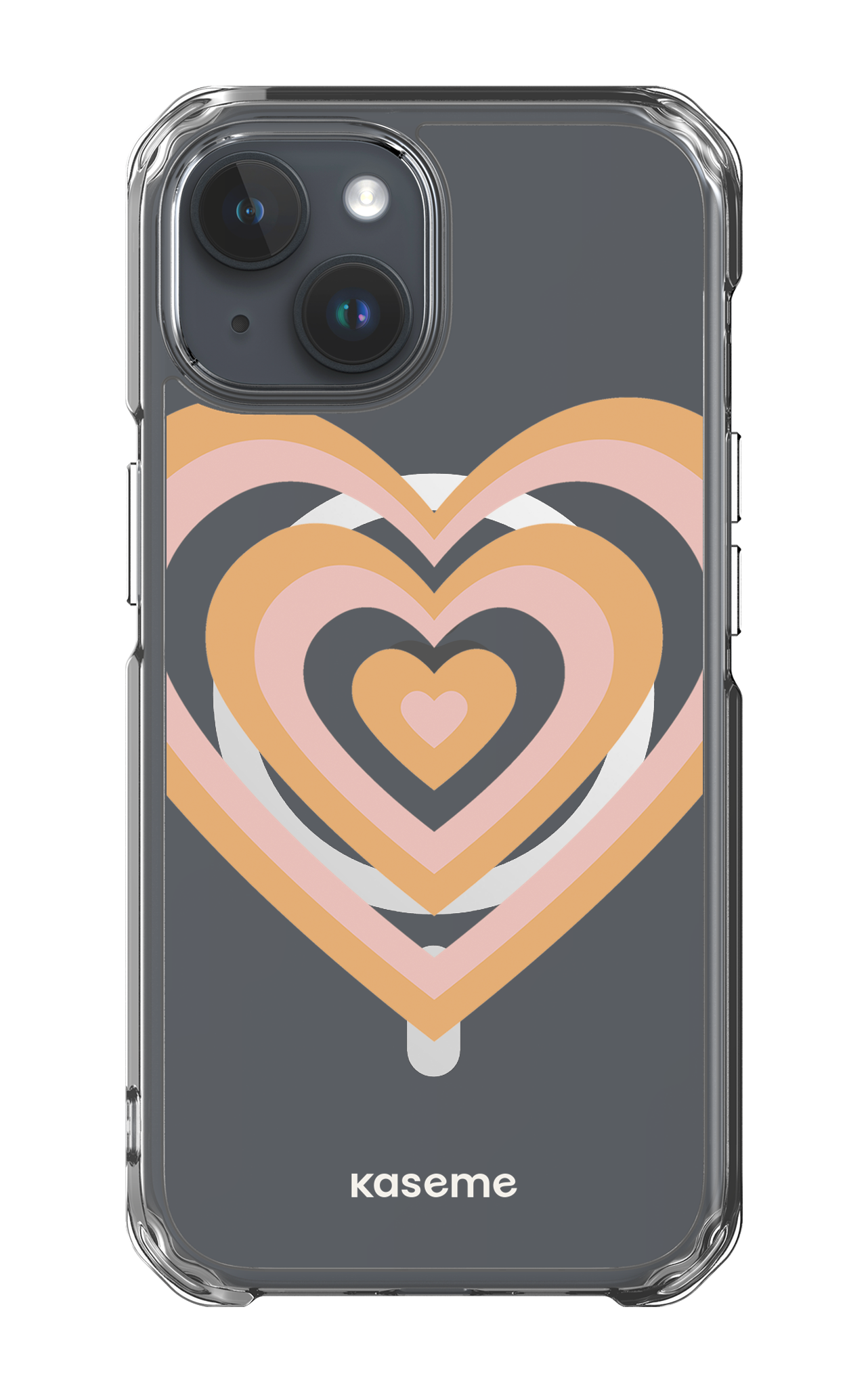 iPhone 15 Clear Case - Magsafe Amor Clear Case -