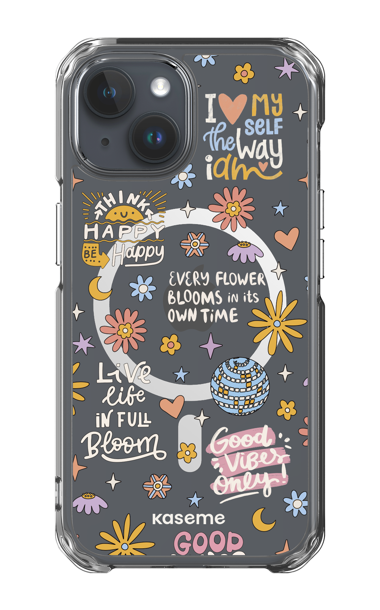 iPhone 15 Clear Case - Magsafe Candid Clear Case -