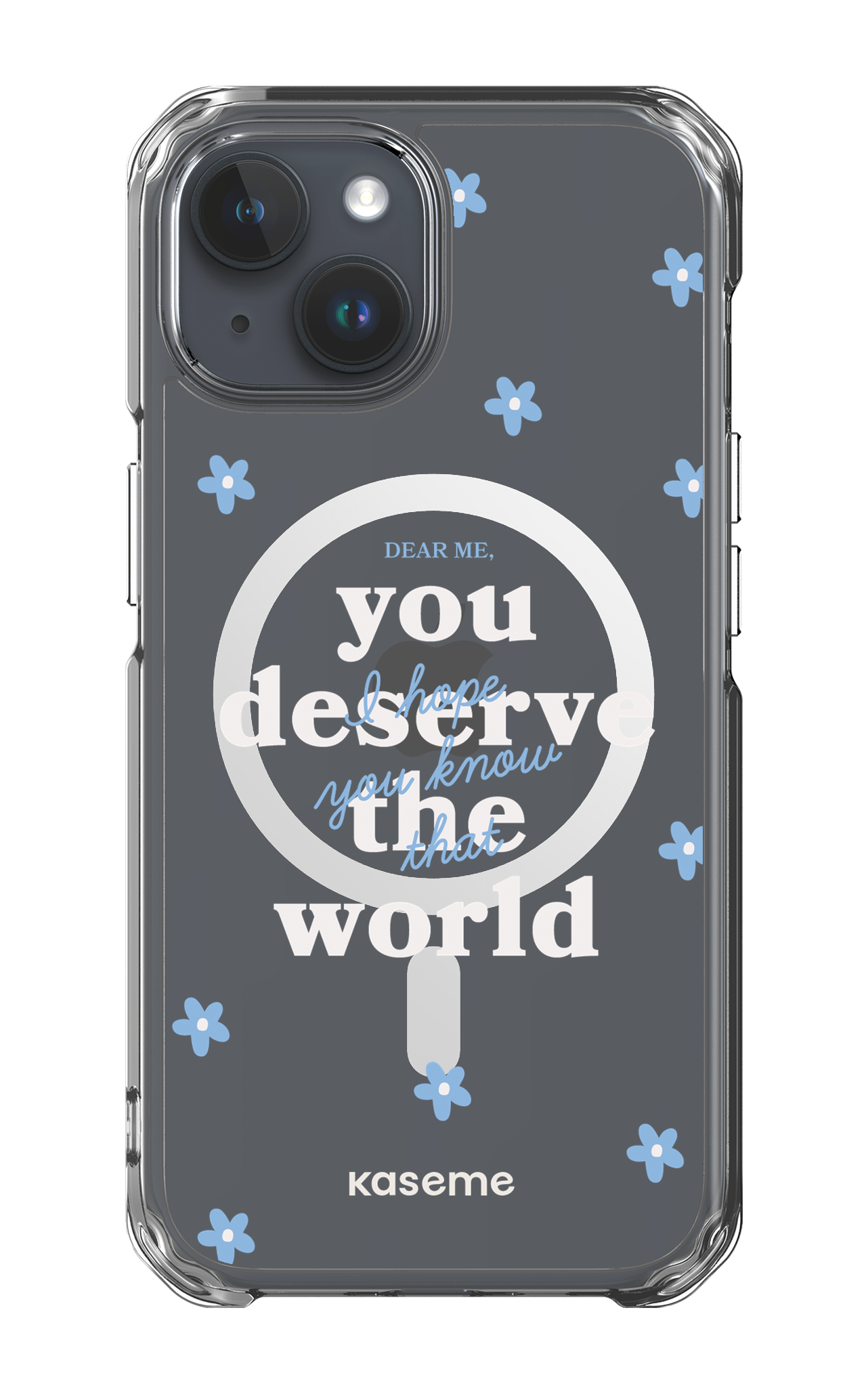 iPhone 15 Clear Case - Magsafe Dear Me Clear Case -