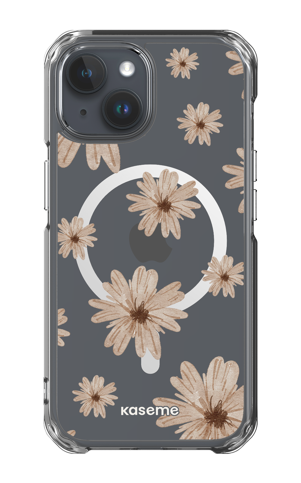 iPhone 15 Clear Case - Magsafe Delicate Dreams Clear Case -