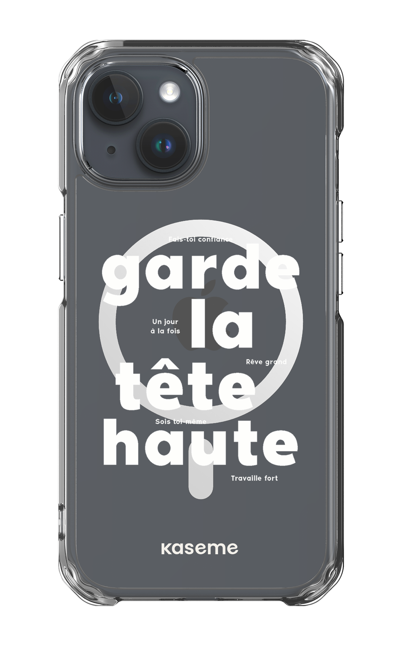 iPhone 15 Clear Case - Magsafe État d'esprit Clear Case -