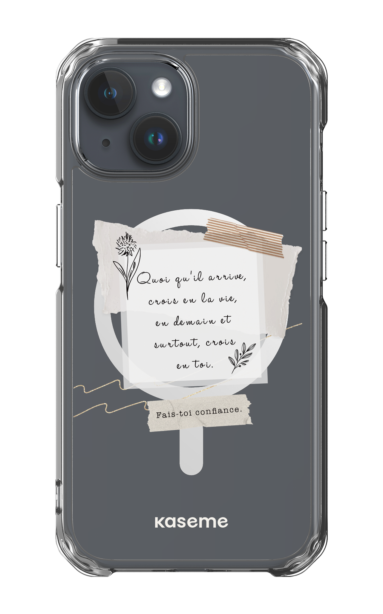 iPhone 15 Clear Case - Magsafe Foi Clear Case -