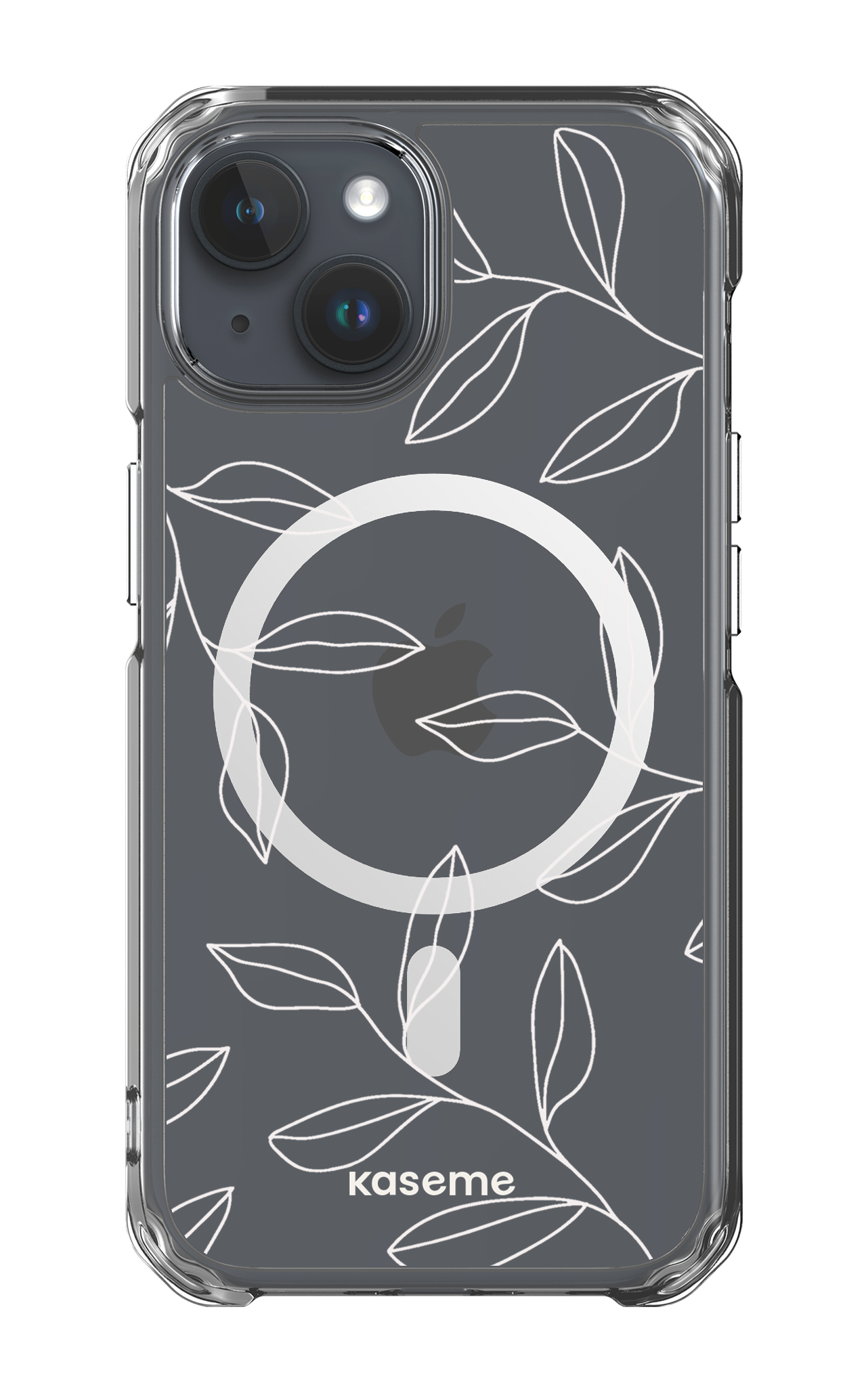 iPhone 15 Clear Case - Magsafe Gloomy Clear Case -