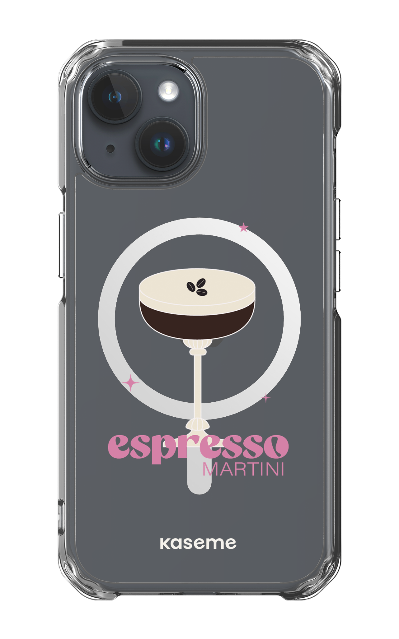 iPhone 15 Clear Case - Magsafe Hold My Tiny Clear Case -