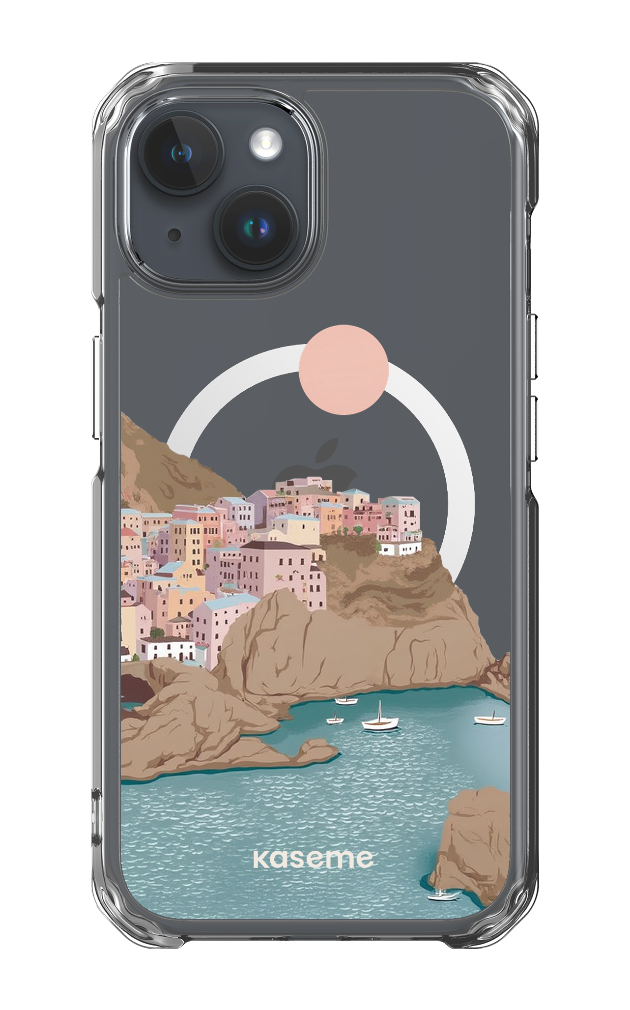 iPhone 15 Clear Case - Magsafe Mediterrana Clear Case -