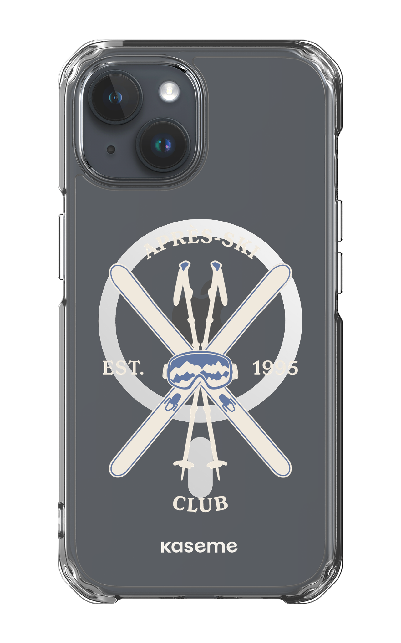 iPhone 15 Clear Case - Magsafe Off-Track Clear Case -