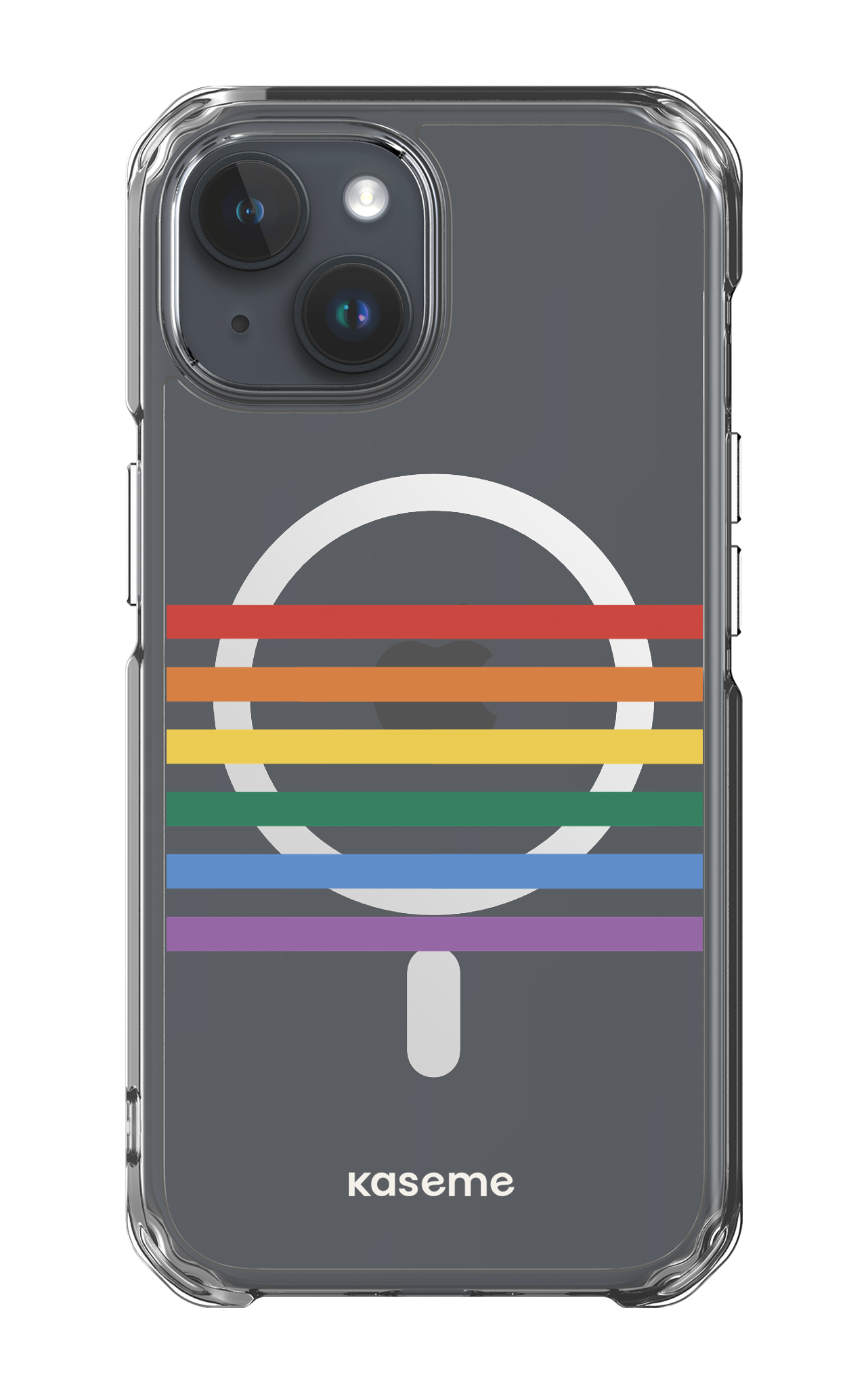 iPhone 15 Clear Case - Magsafe Out and proud Clear Case -