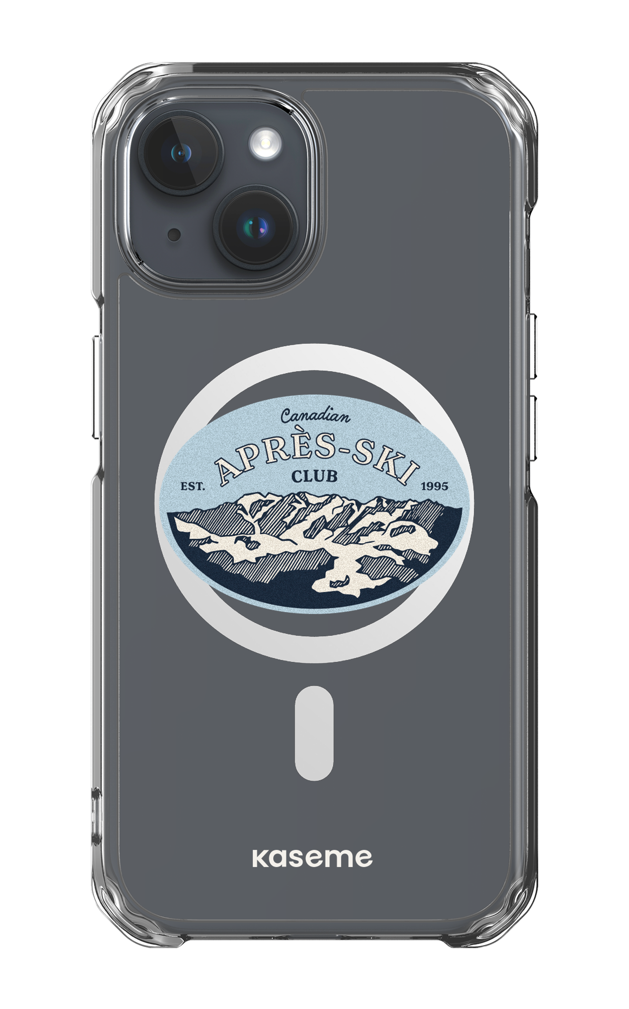 iPhone 15 Clear Case - Magsafe Whistler Clear Case -