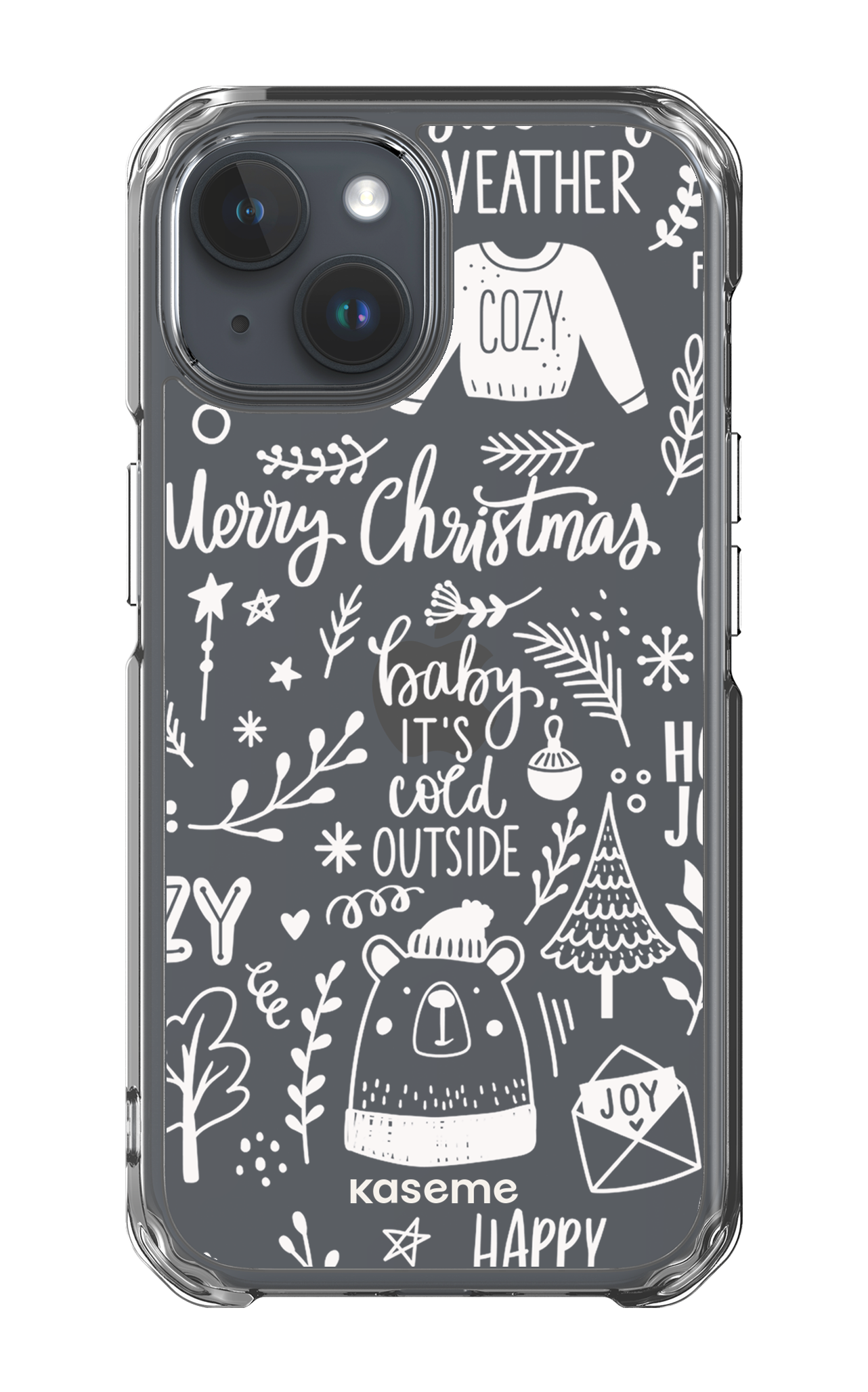 iPhone 15 Clear Case Cold Nights Clear Case -