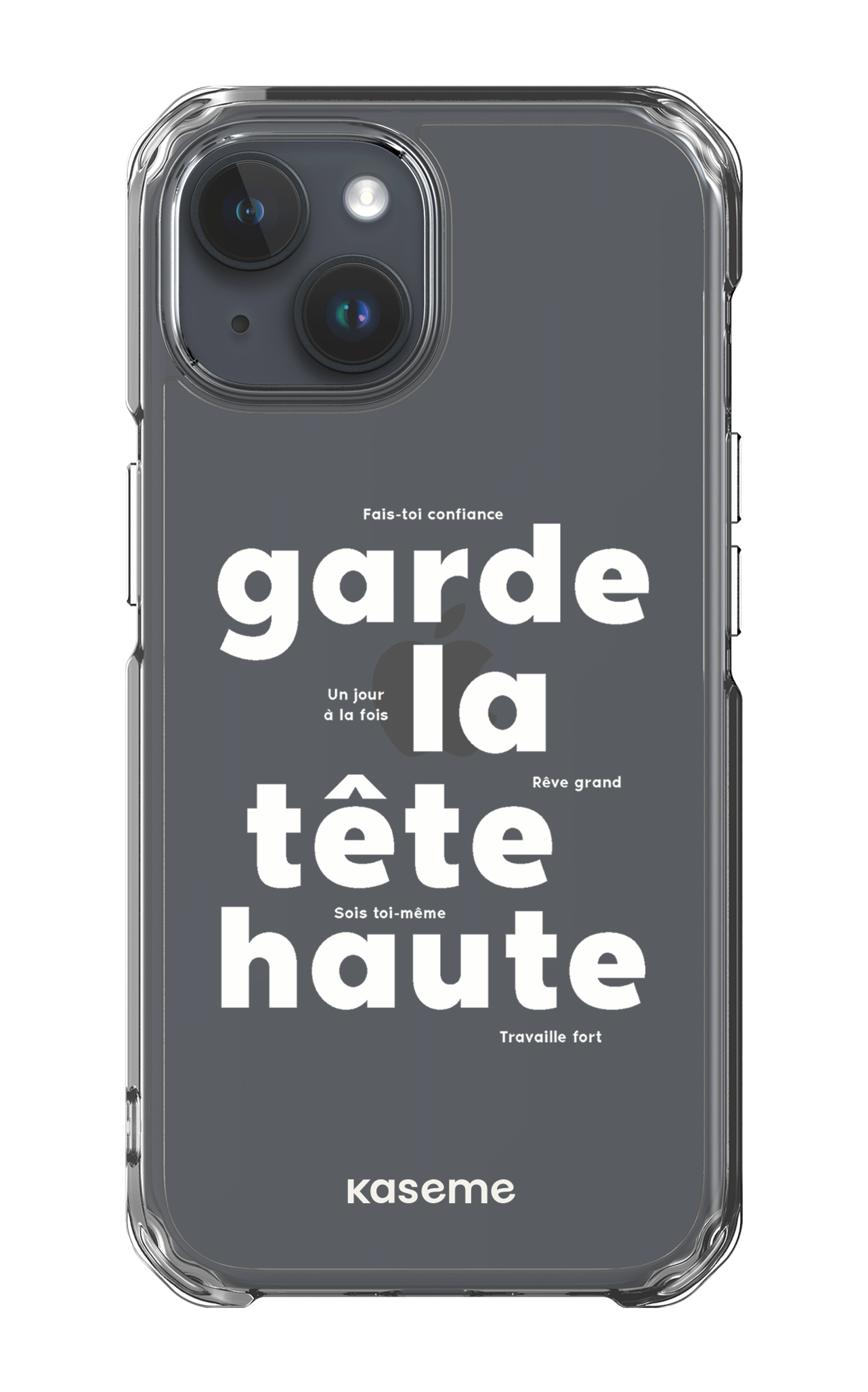 iPhone 15 Clear Case État d'esprit Clear Case -