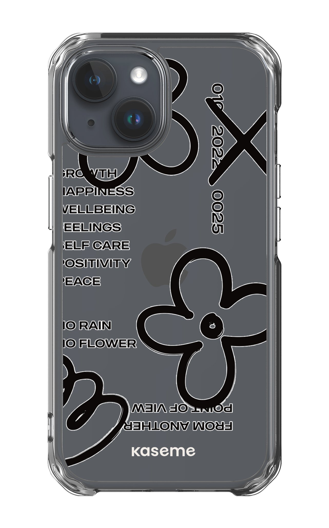 iPhone 15 Clear Case Feelings black Clear Case -