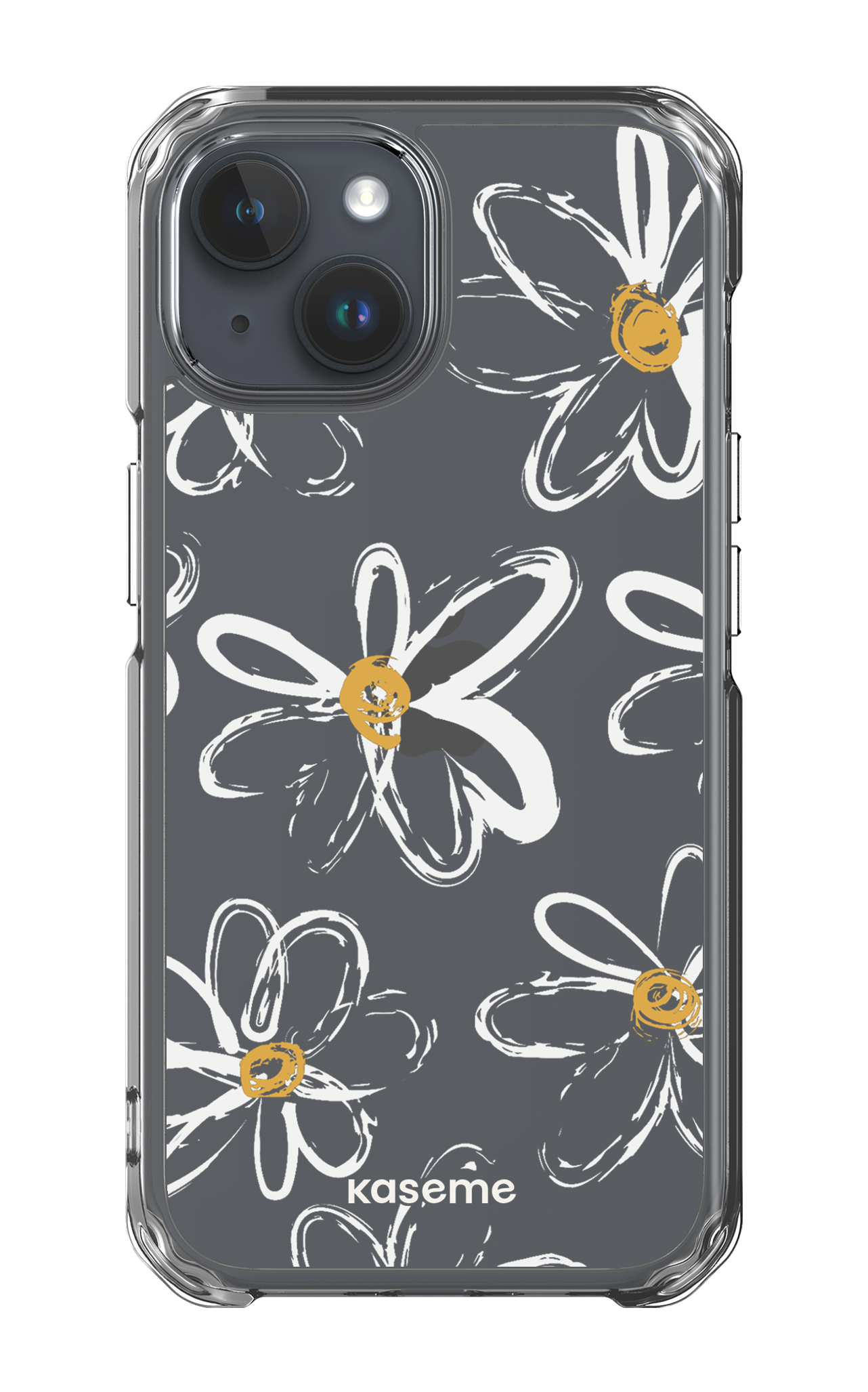 iPhone 15 Clear Case Give me flowers Clear Case -