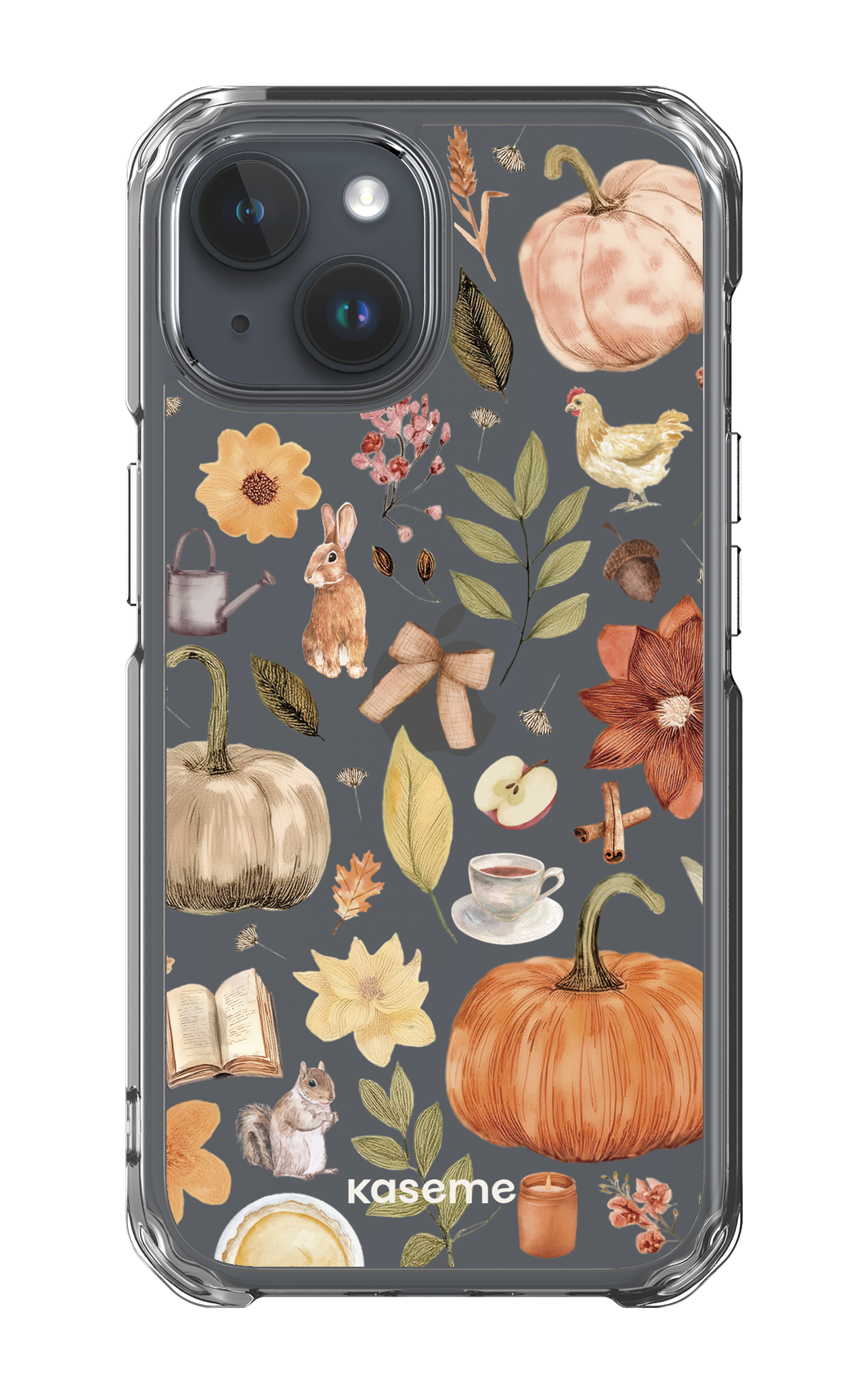 iPhone 15 Clear Case Harvest Hues Clear Case -