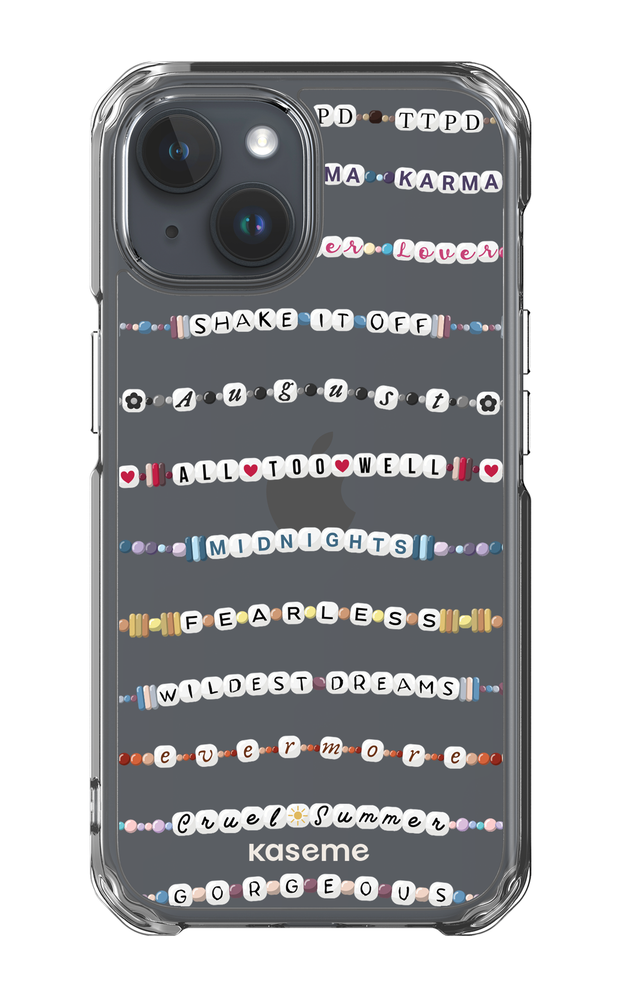 iPhone 15 Clear Case Love Story Clear Case -