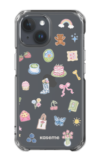 iPhone 15 Clear Case Poetry Clear Case -