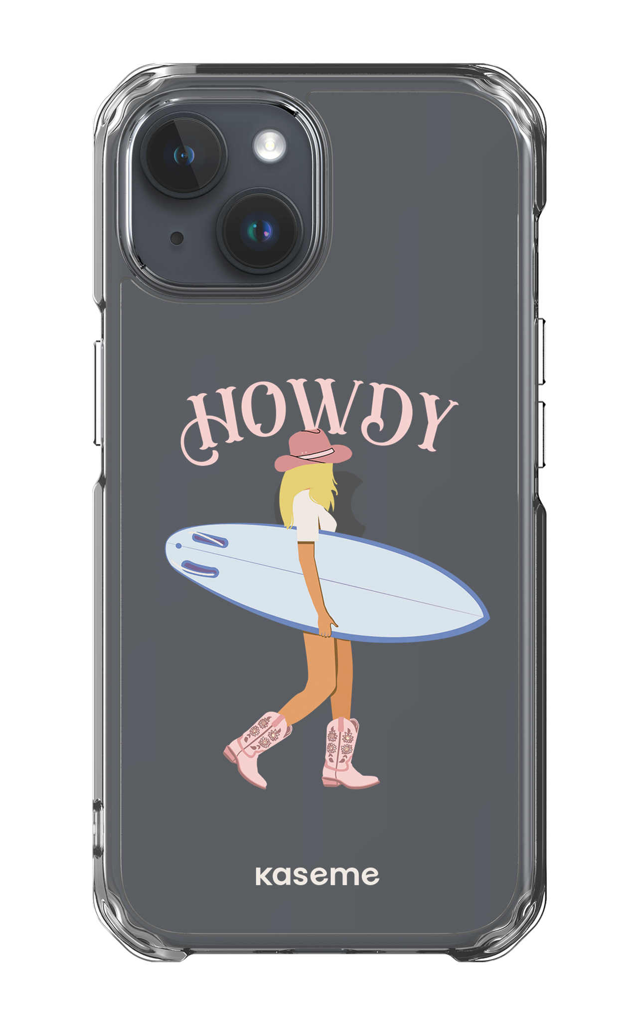 iPhone 15 Clear Case Westsea Pink Clear Case -