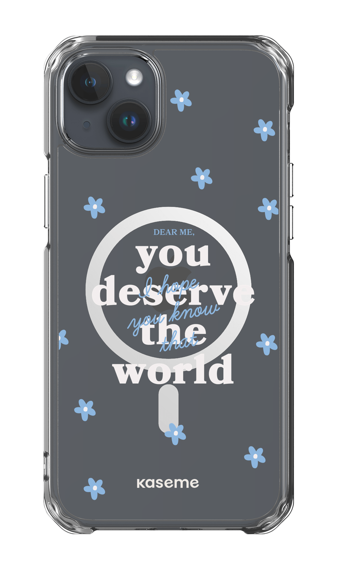 iPhone 15 Plus Clear Case - Magsafe Dear Me clear case -