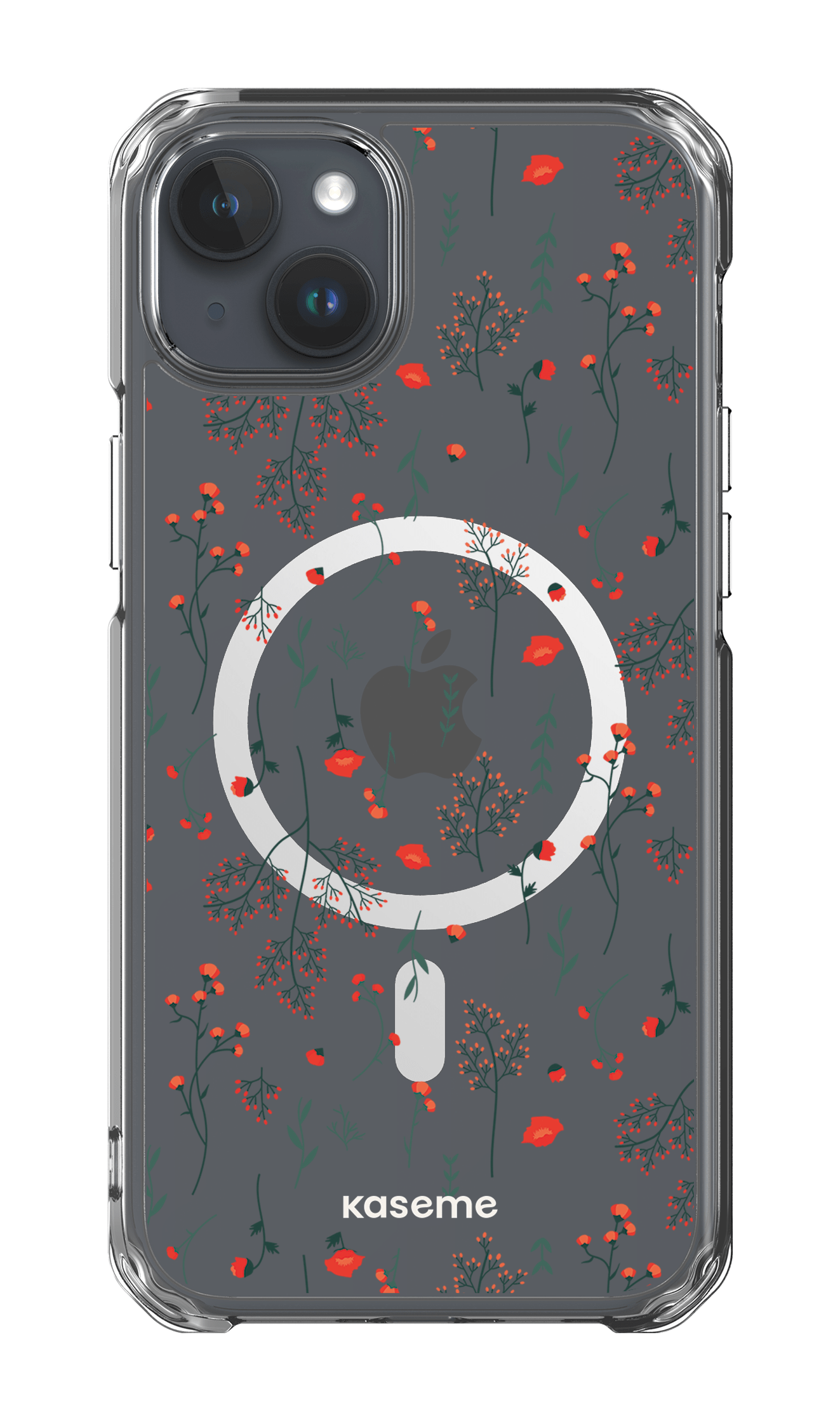 iPhone 15 Plus Clear Case - Magsafe Evelyn Clear Case -