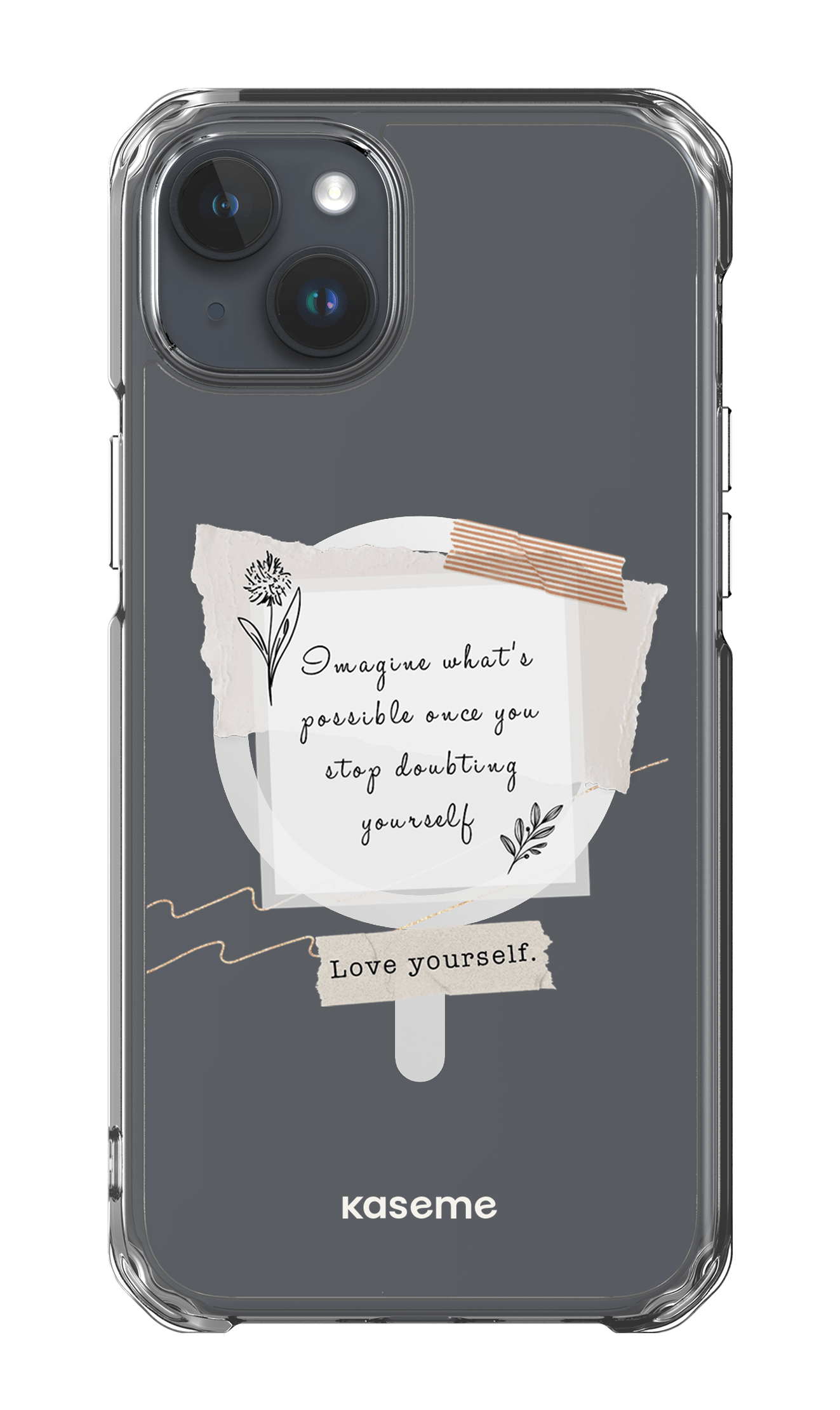 iPhone 15 Plus Clear Case - Magsafe Faith Clear Case -