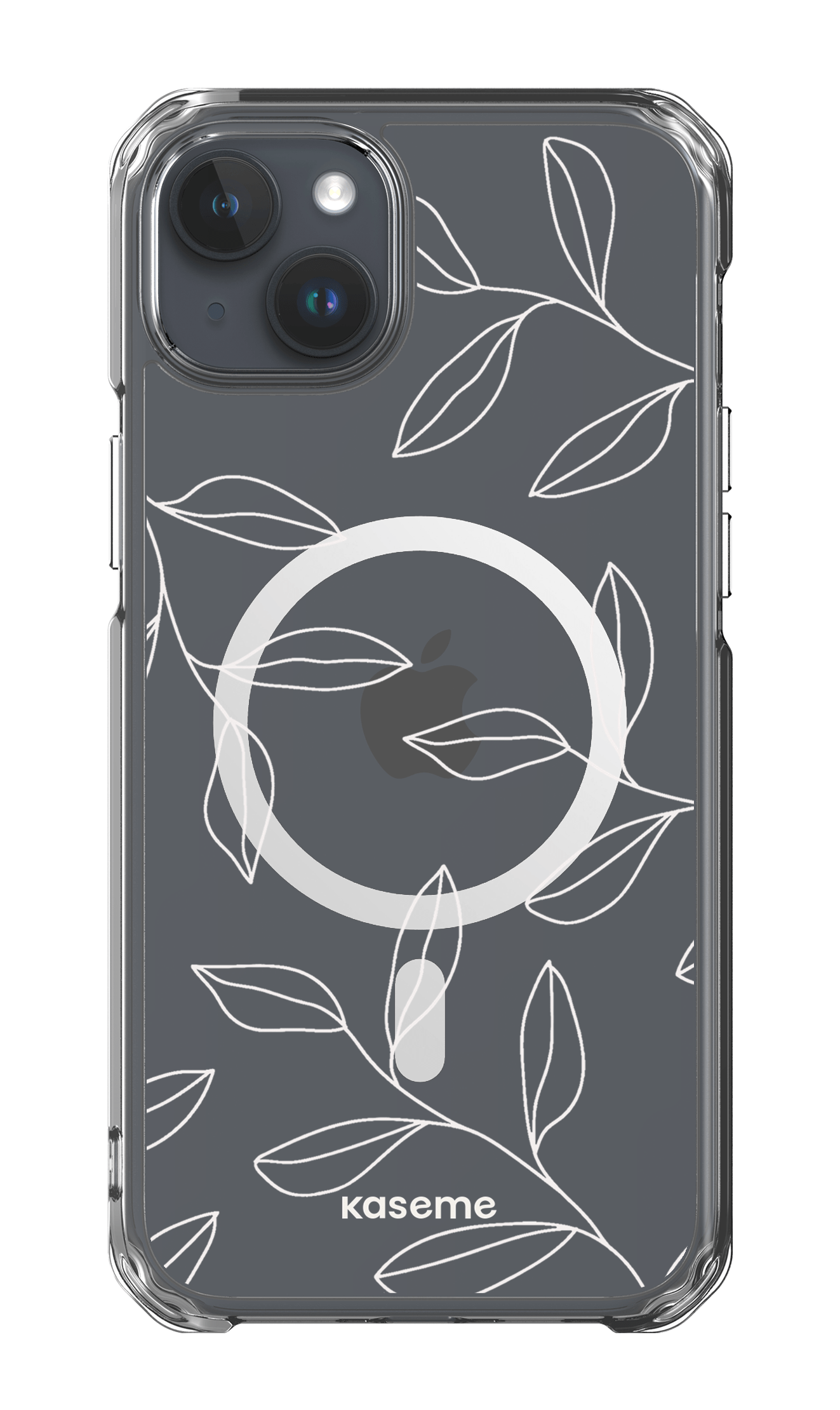 iPhone 15 Plus Clear Case - Magsafe Gloomy Clear Case -